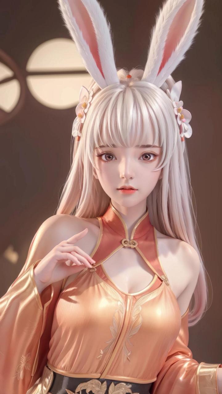 阿离跳舞翩翩起, 轻盈飘逸舞步飞. 花式舞姿展风华, 舞动人心不分离.