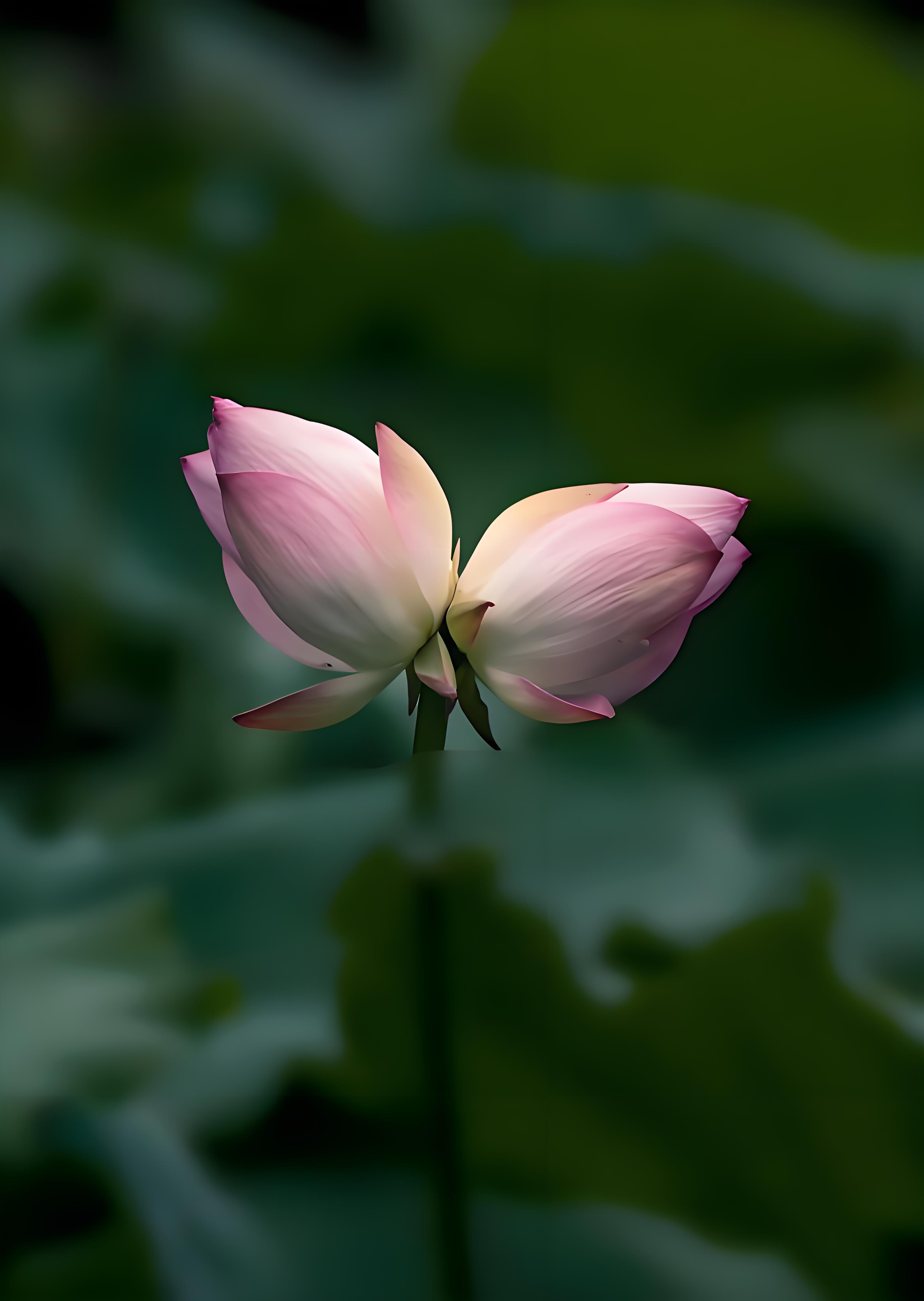 七律·并蒂荷花(新韵)  池塘两朵荷花拥,抱体婀娜立水中.