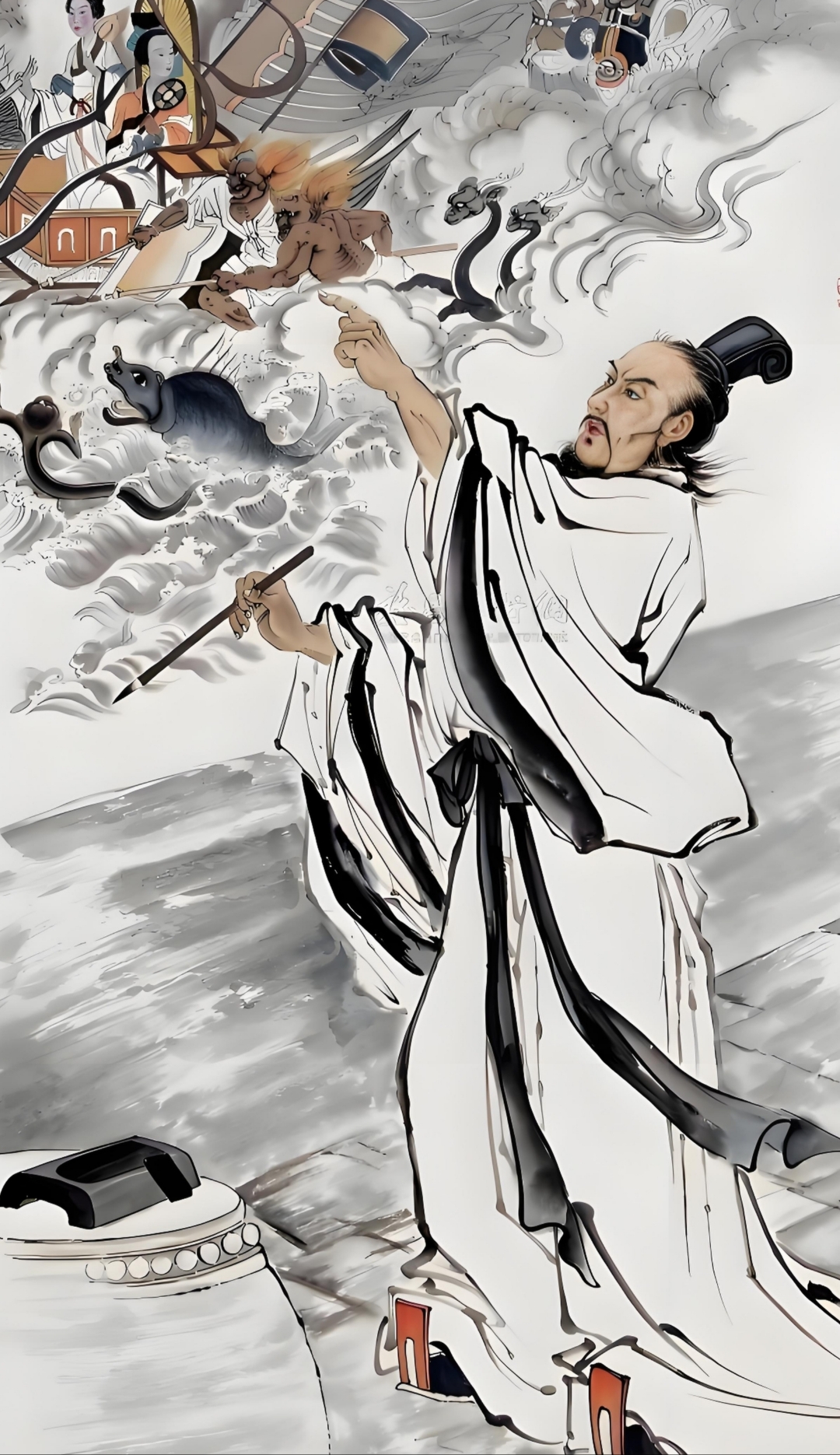 汨罗江畔水波遥,千古英魂恨未消