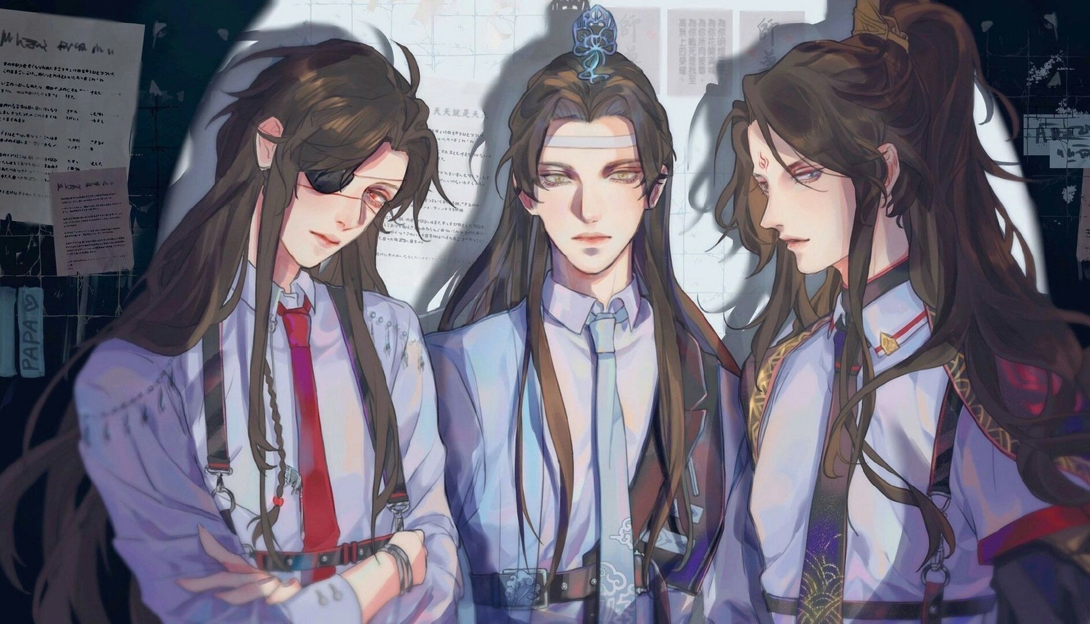 魔道祖师壁纸全家福图片