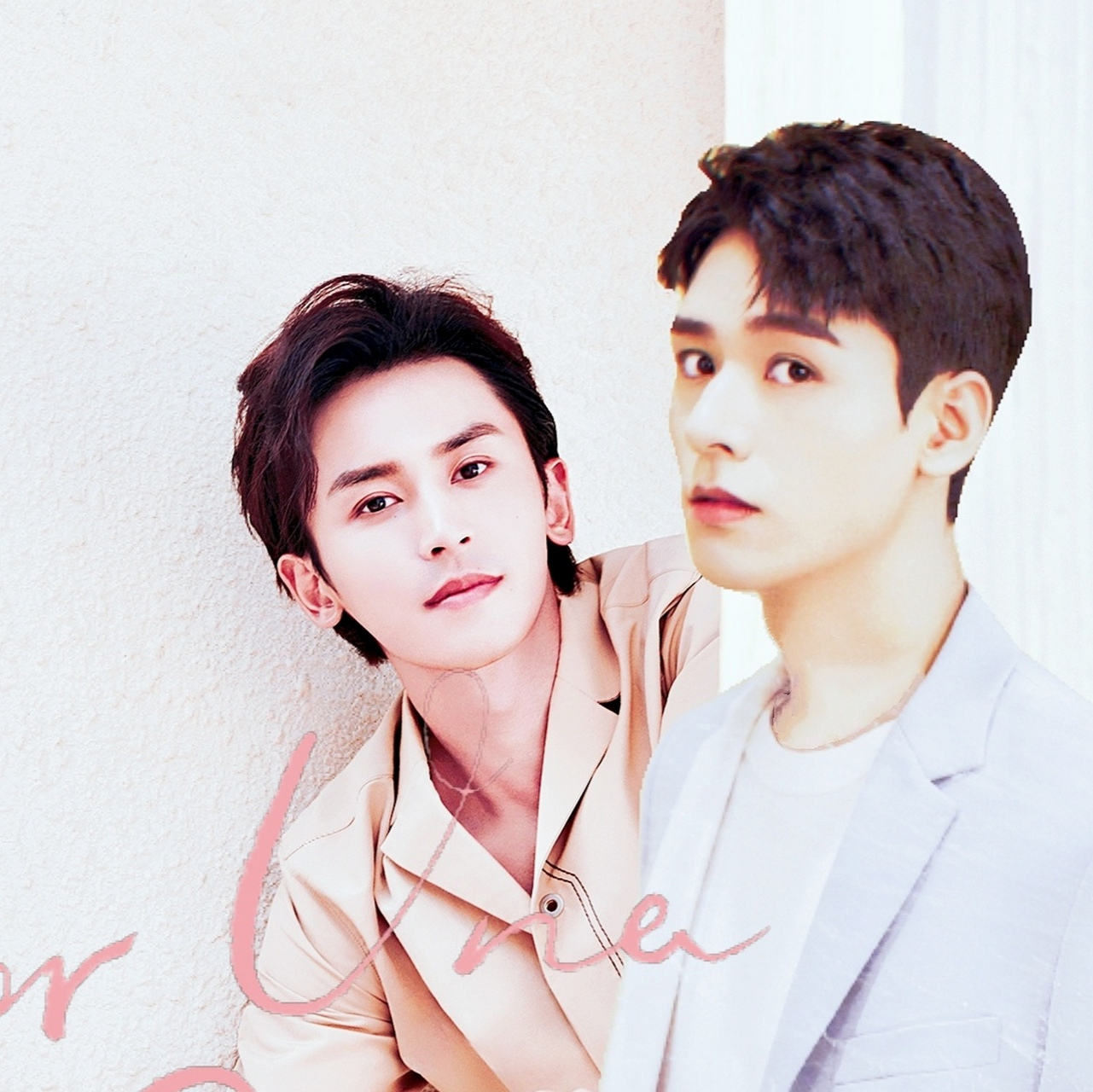 【俊哲的友谊】 大家都知道张哲瀚因为受伤,在膝盖钉了三根钉子.