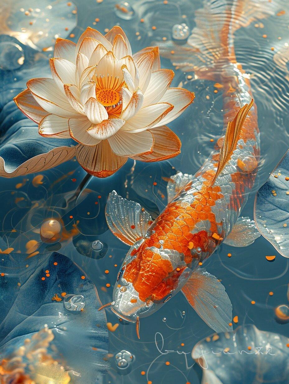 2024 如鱼得水 好运莲莲[钱袋][钱袋][钱袋]#好运