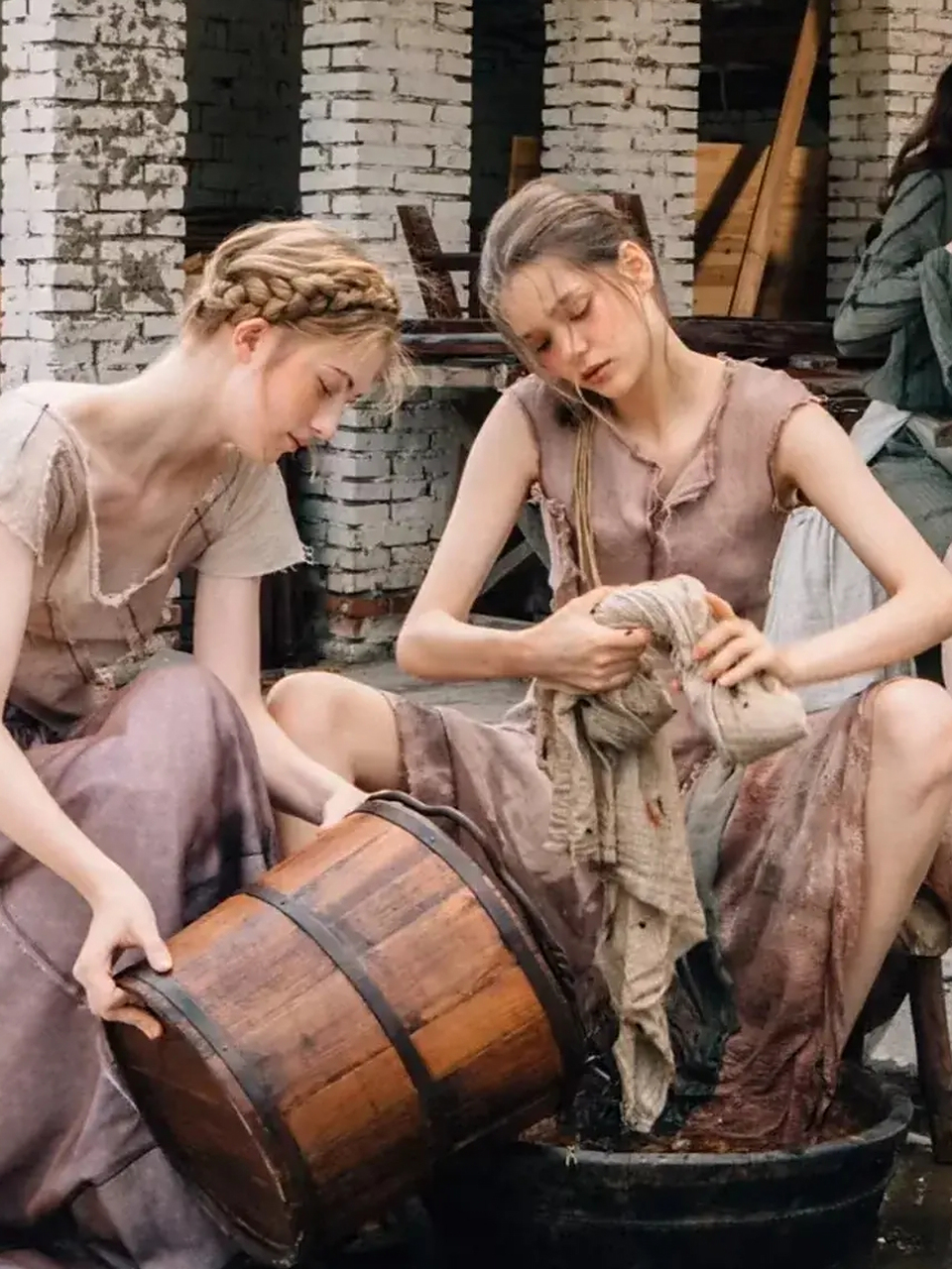 中世纪欧洲的农奴少女