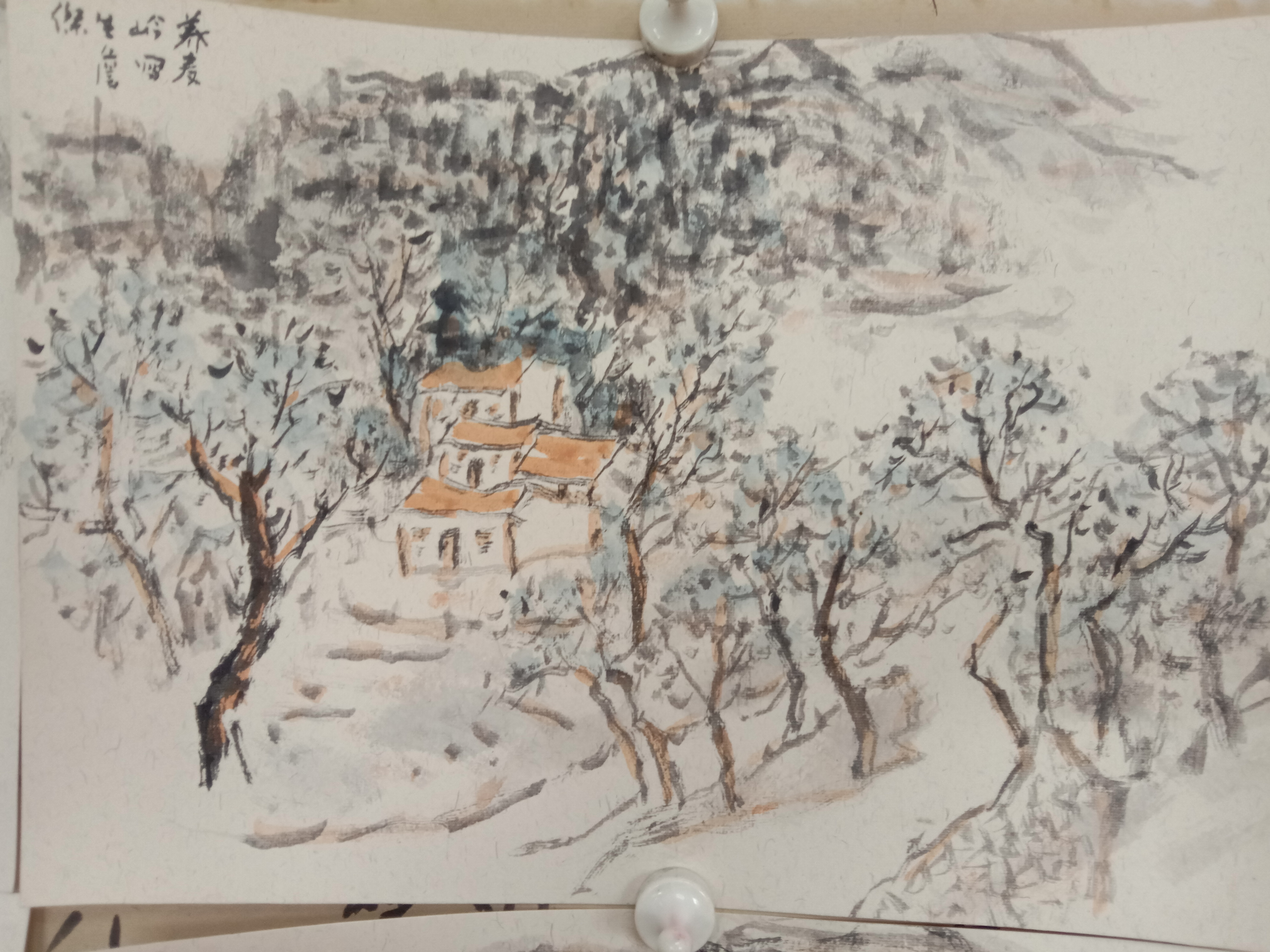 大美蓝田,写生荞麦岭,詹杰在行动!