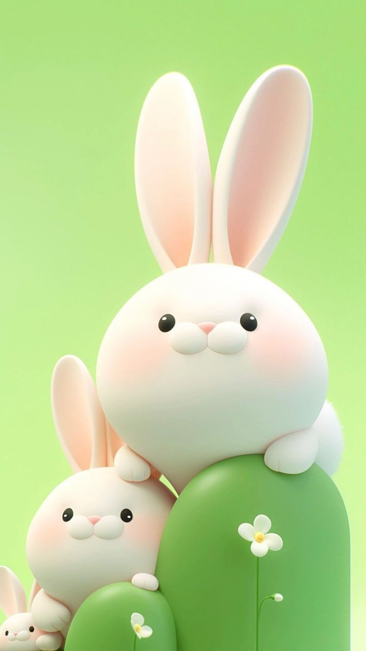 超可爱的q版小兔子#素材