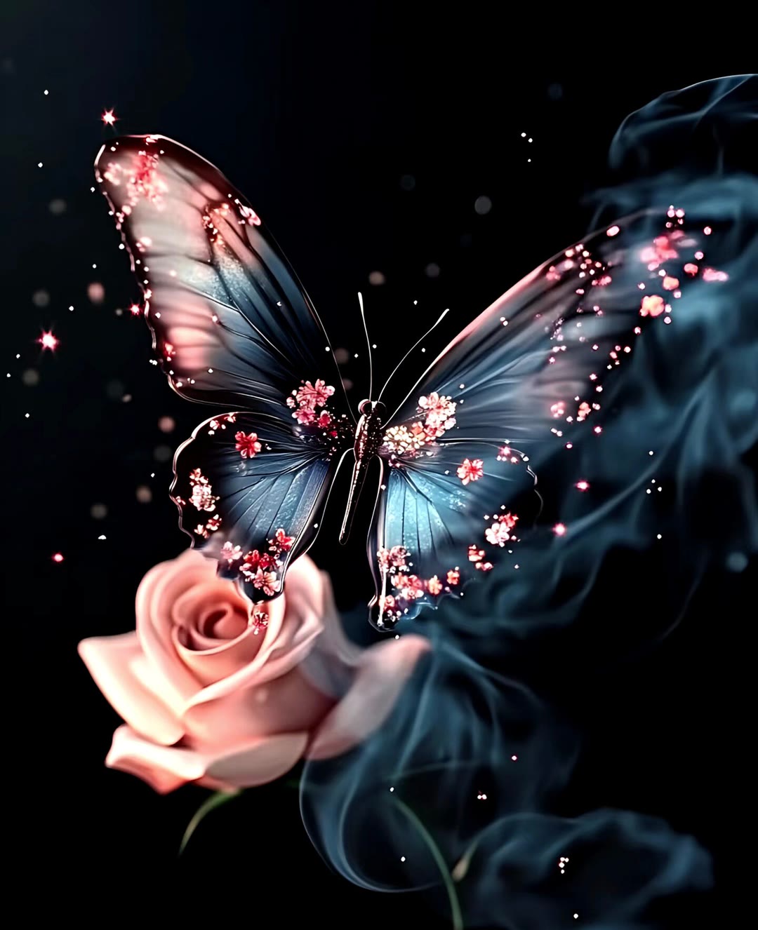 翩翩起舞的蝴蝶,在花间演绎生命的诗意与浪漫.#素材