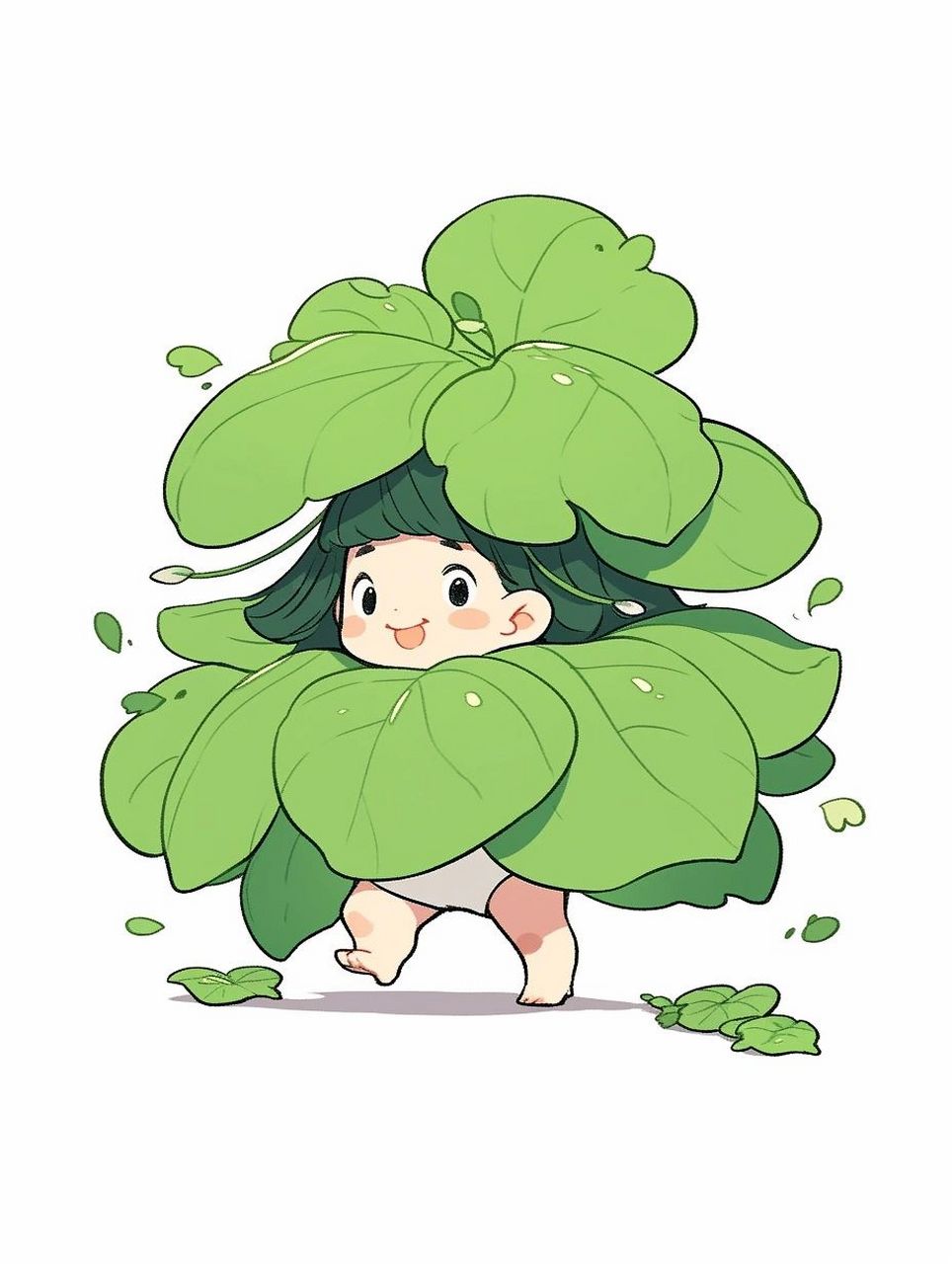 可爱的树叶宝宝#头像# #微信头像