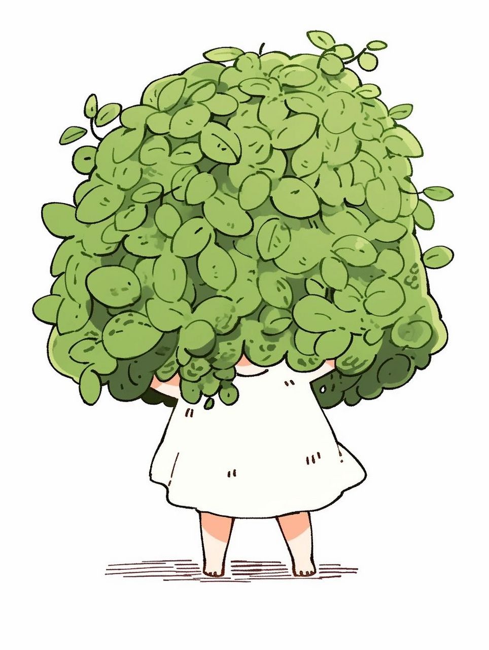 可爱的树叶宝宝#头像# #微信头像