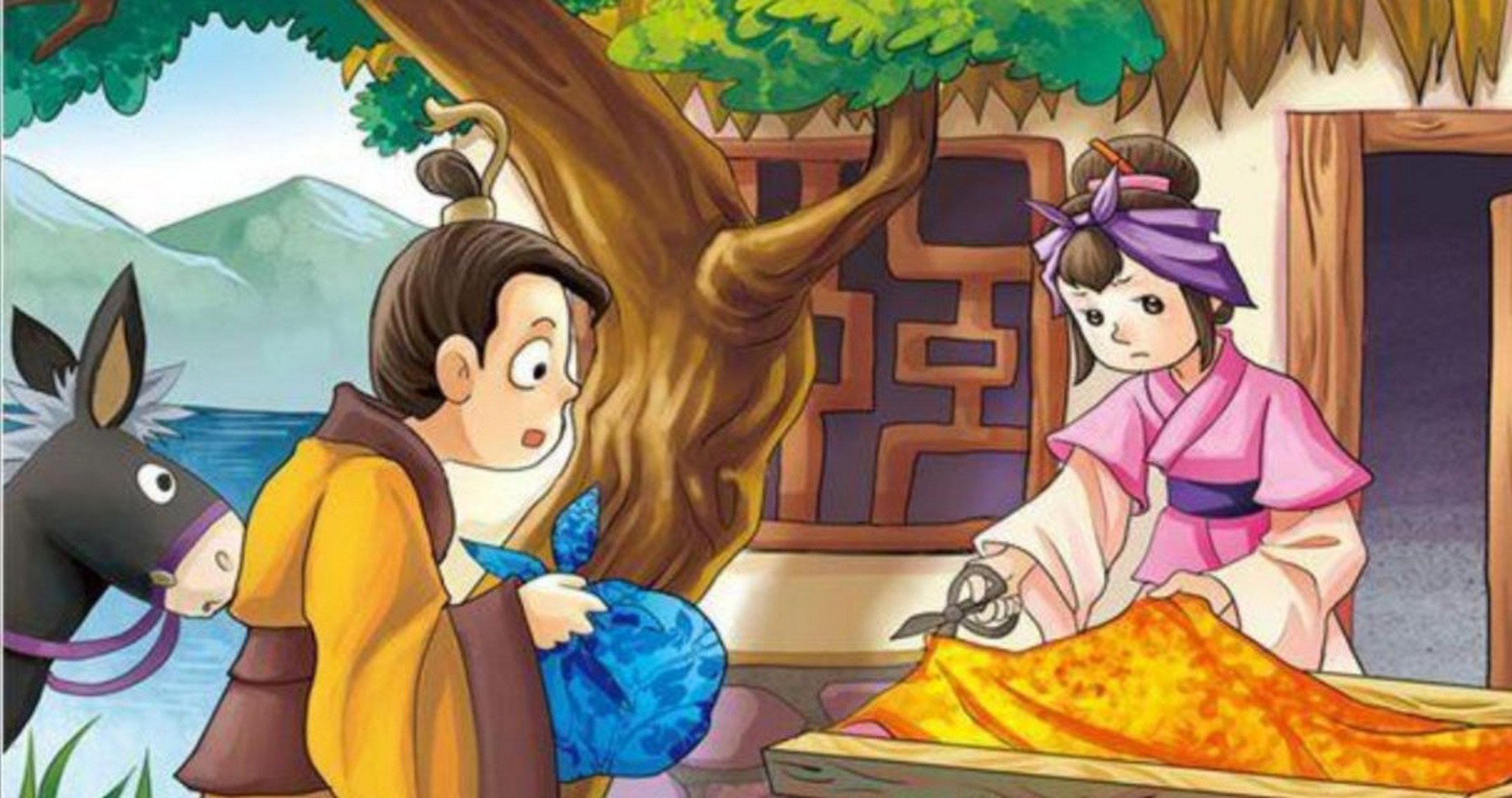 有一年,乐羊子决定外出求学,妻子一人留在家中纺线织布.