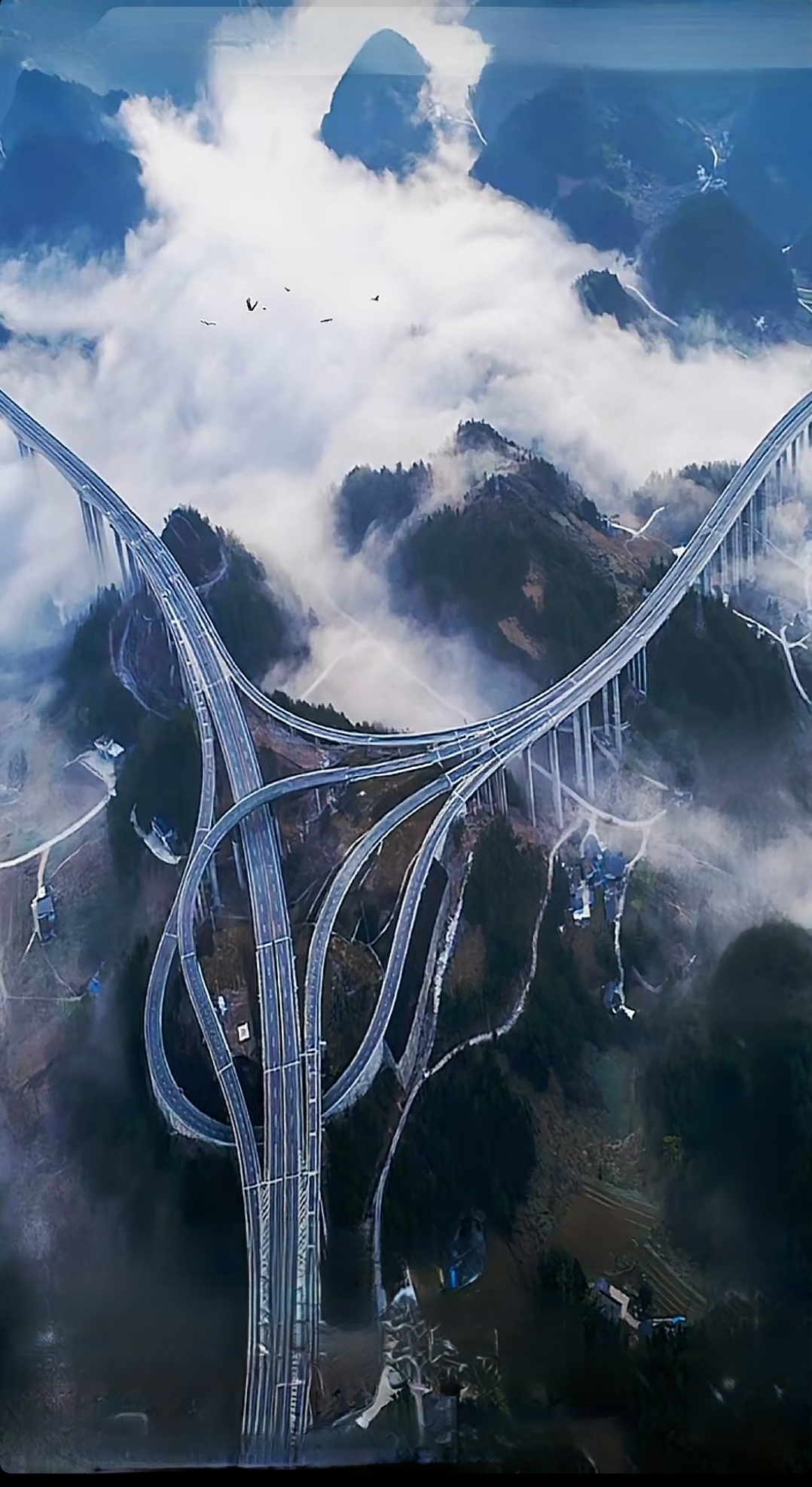 它们纵横交错,跨越山川与河流,连接城市与乡村.