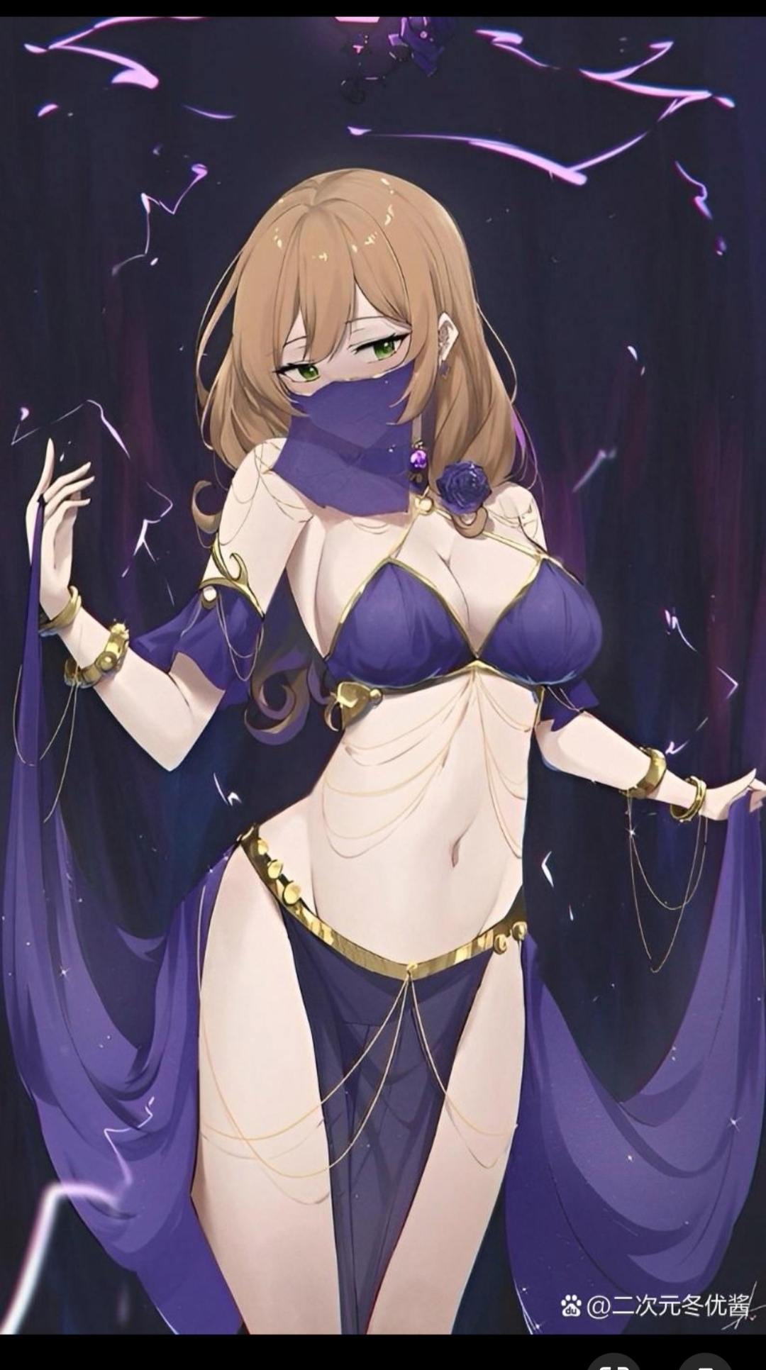 正在跳舞的舞女.