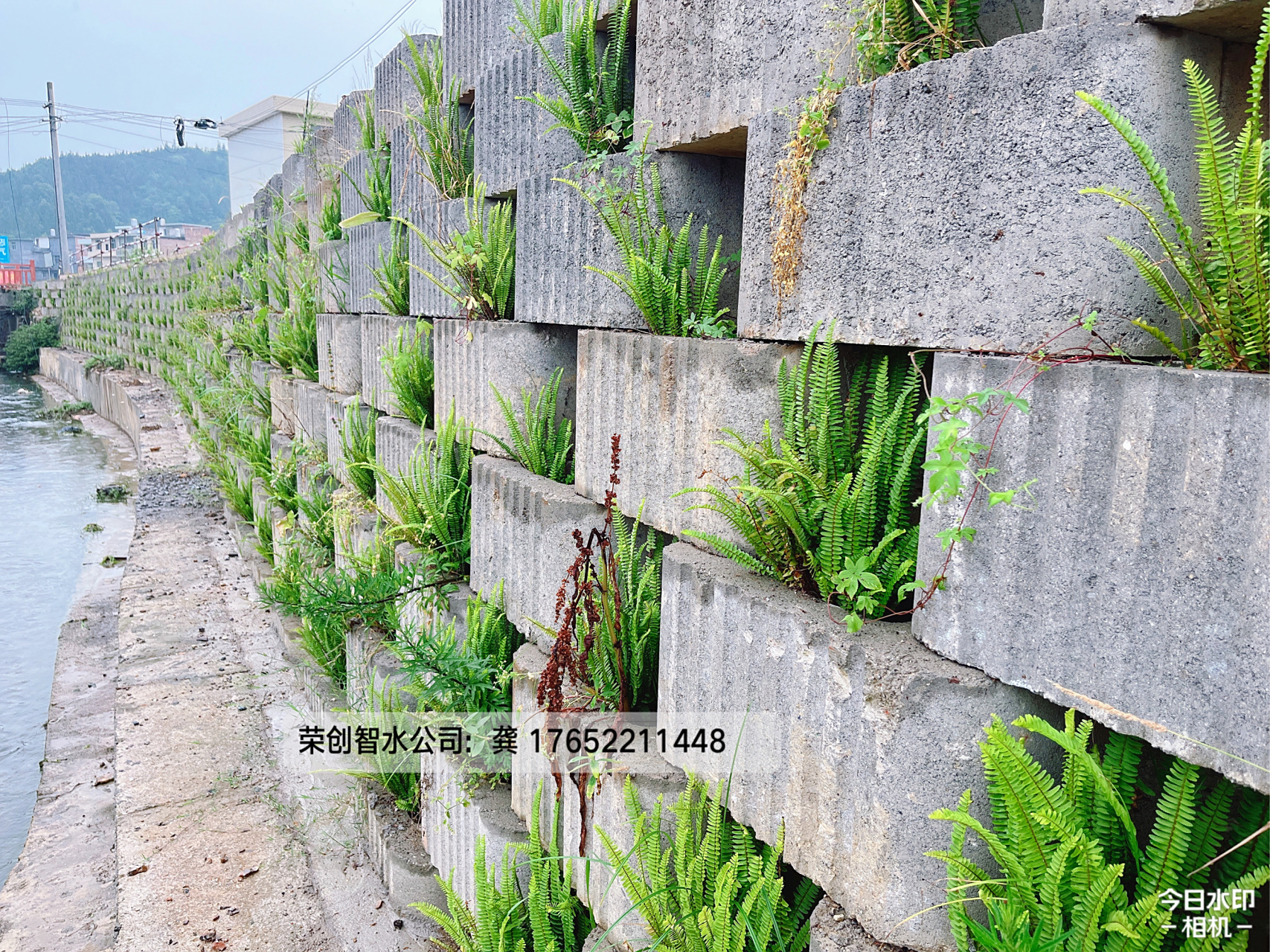 荣创智水公司供应生态挡土墙#生态挡土墙砖# #生态护坡砖# #生态构件