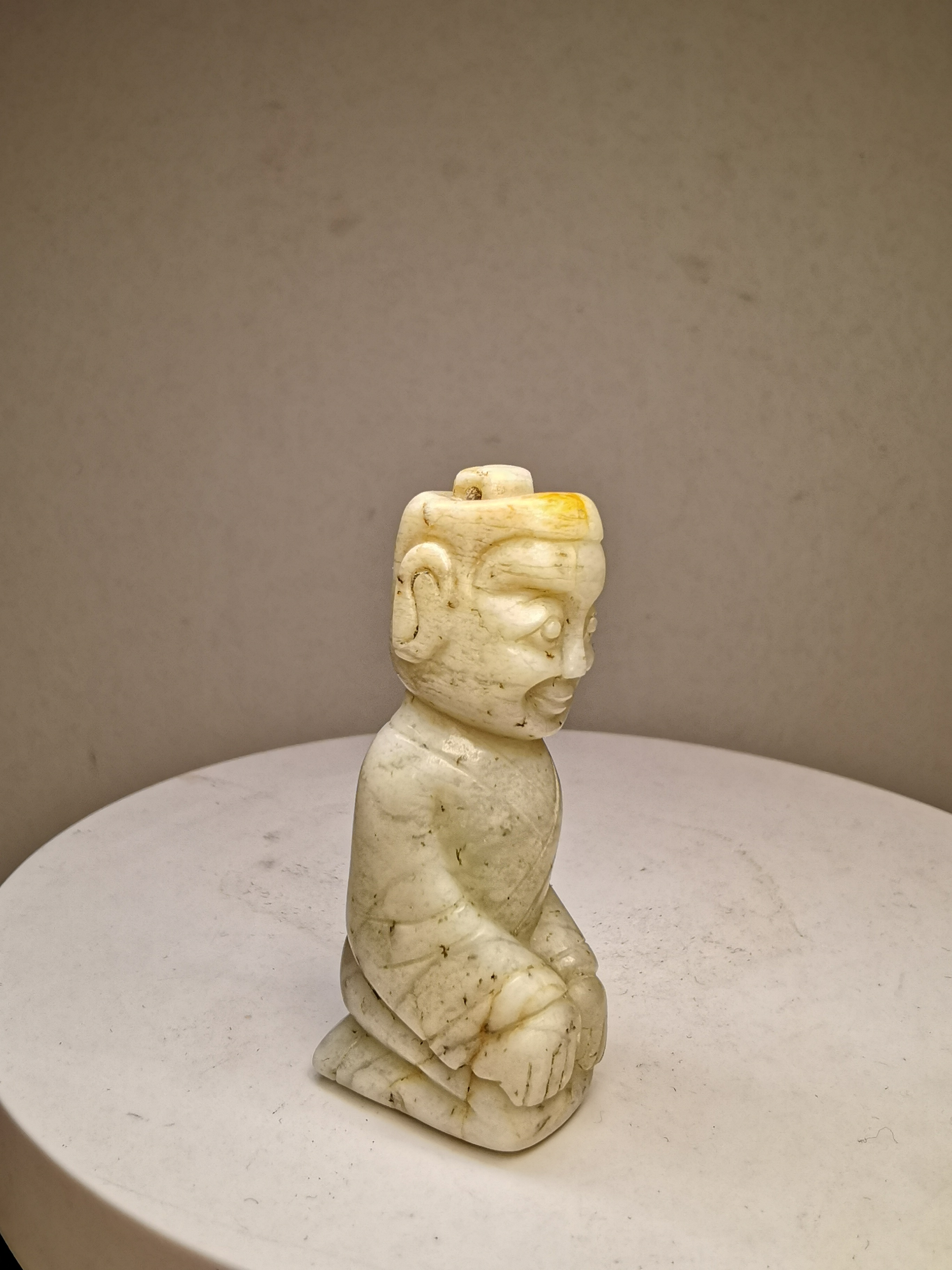 高古玉  汉代玉跪人(遇贵人)传承华夏玉文化