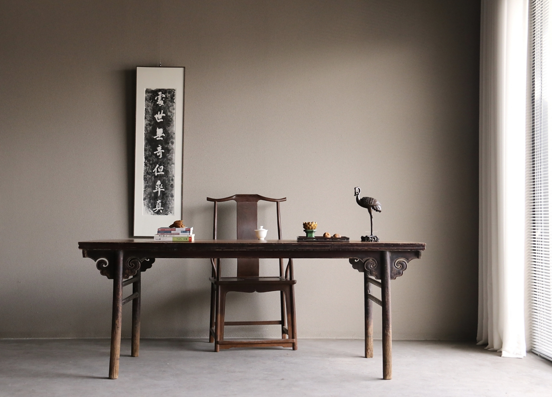 【大雅之器|书房里的君子】  画案,古代文人雅士研磨挥毫必不可少的书