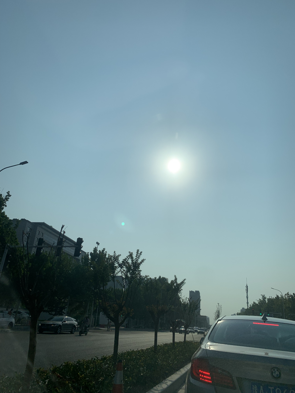 艳阳高照[微笑]今天还是高温天气,注意防护!