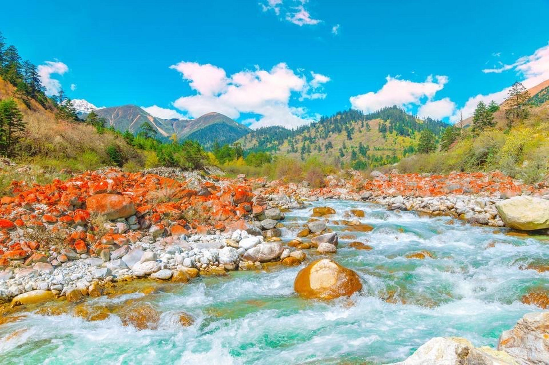 海螺沟冰川森林公园位于四川省甘孜藏族自治州泸定县境内,这里是国家