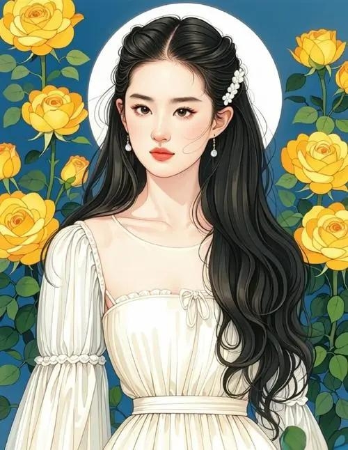 女明星动漫版,你觉得谁最漂亮?