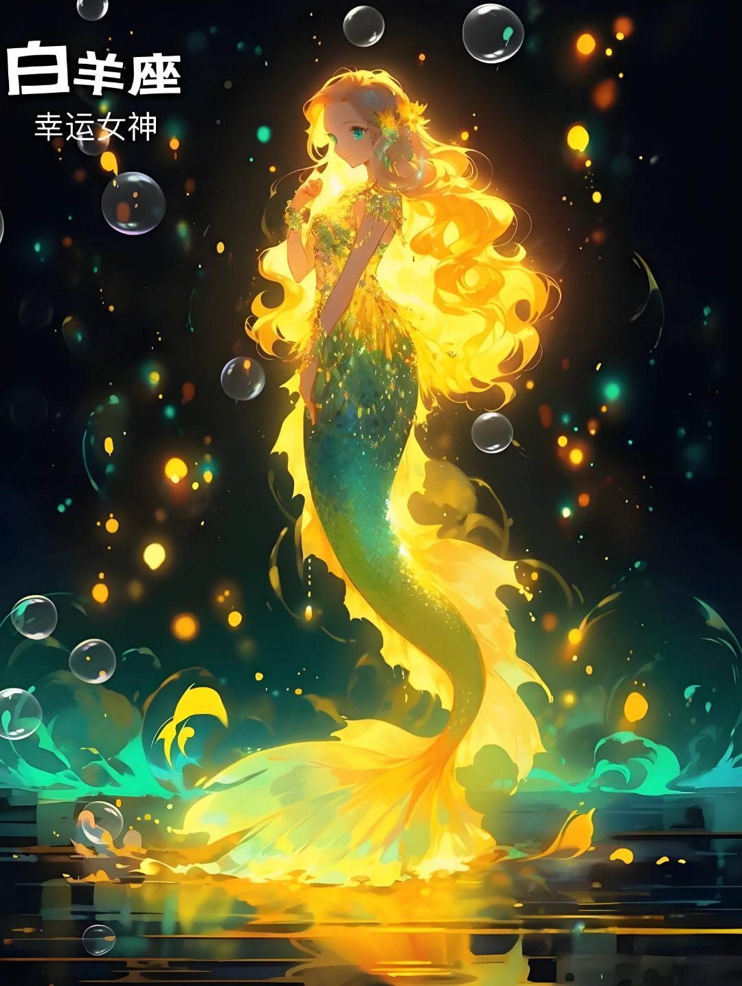 白羊座美人鱼白羊座的美人鱼12星座人物优雅白羊座公主礼服白羊座超