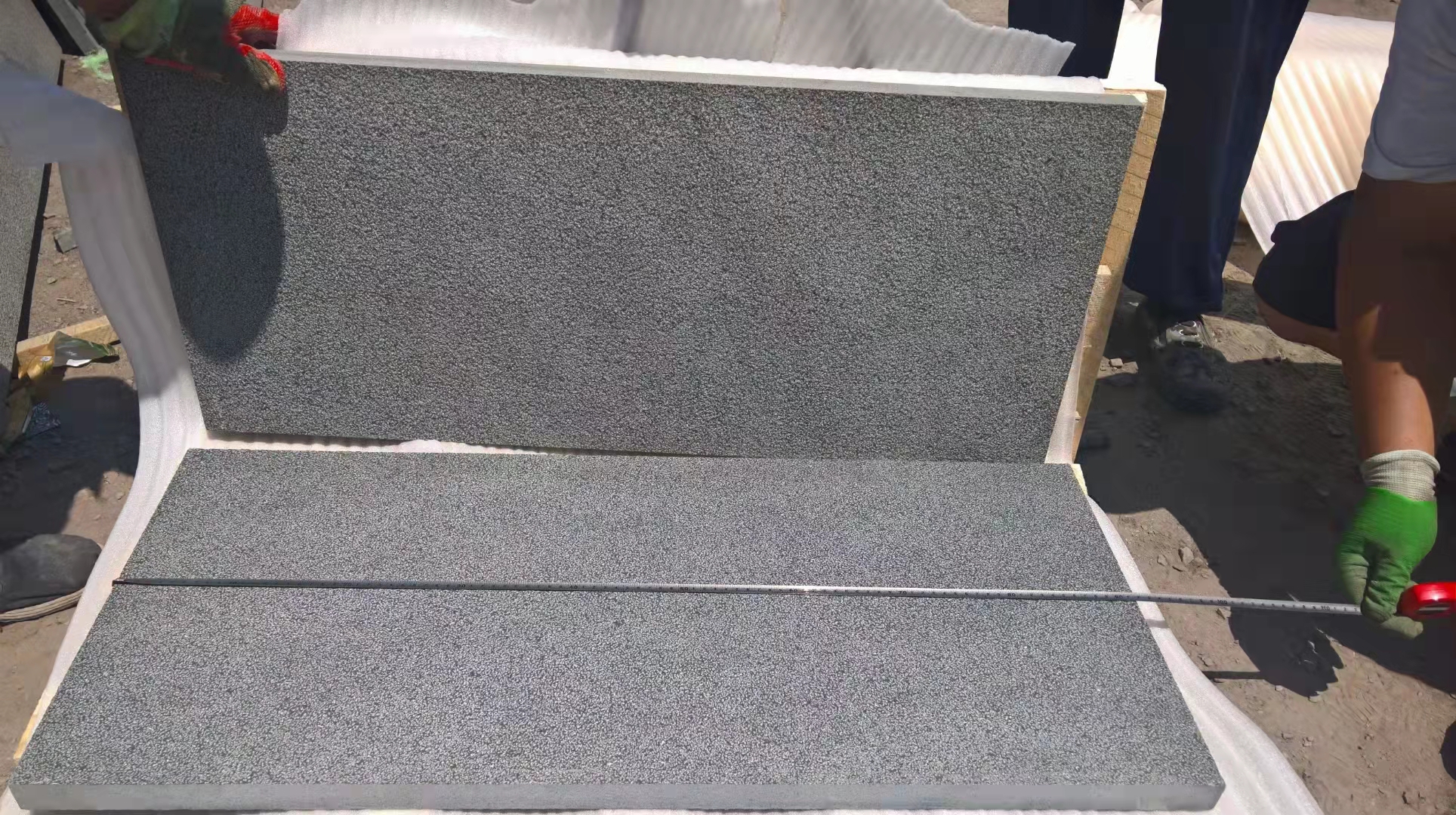 中国黑石材蒙古黑石材荔枝面