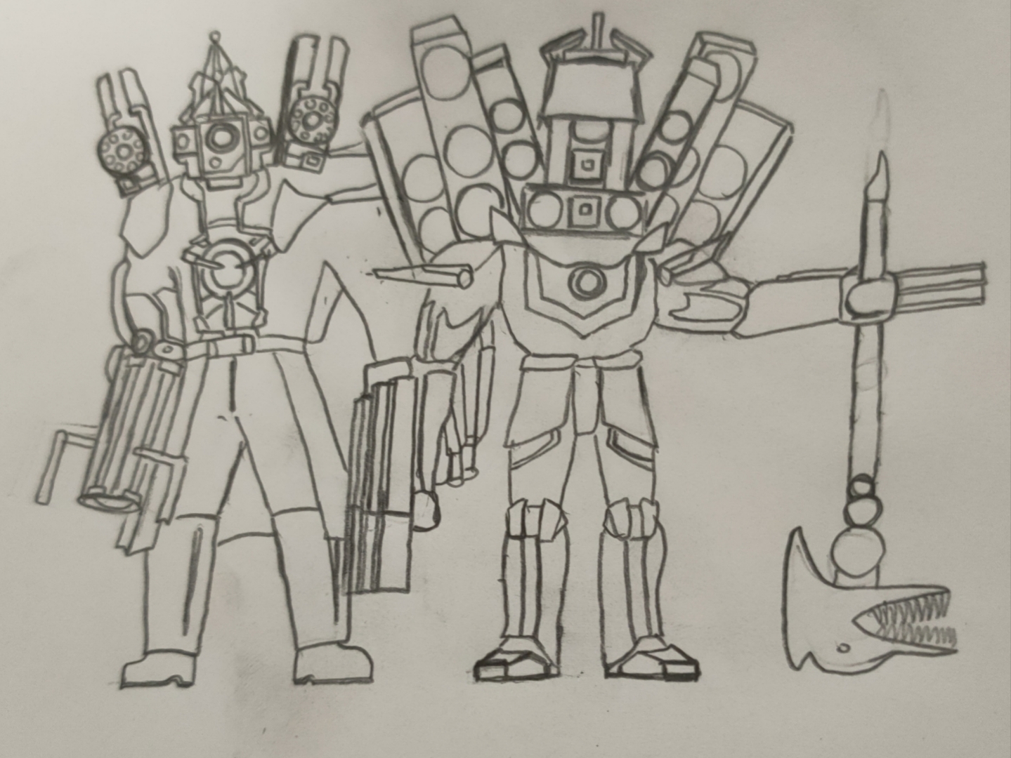 你们要的双泰坦合影来了.