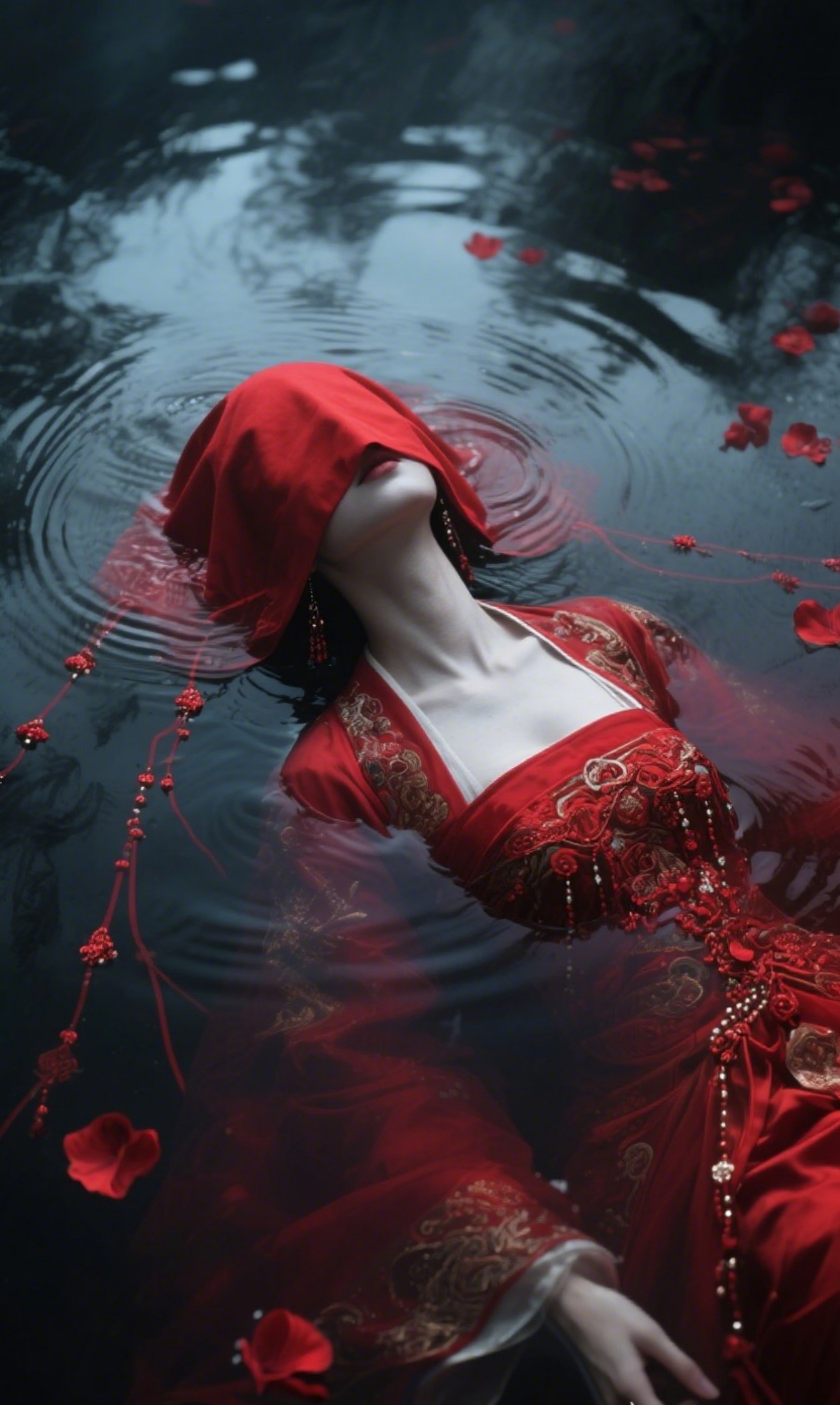 村民们跪成一片,哭嚎着「怨鬼又来索命了」