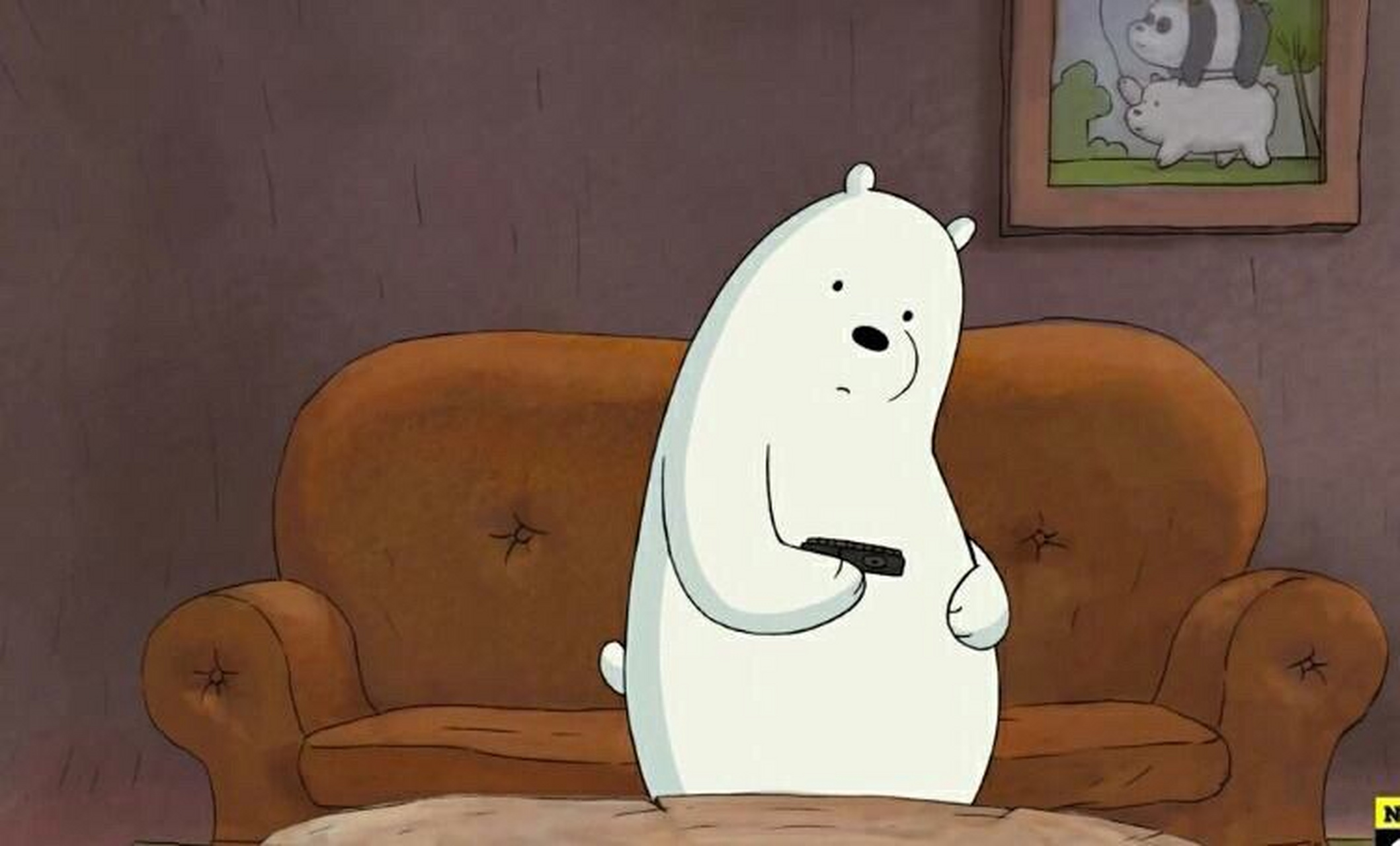 可爱的熊熊ipad壁纸来袭辽～ 欢迎转赞评哟