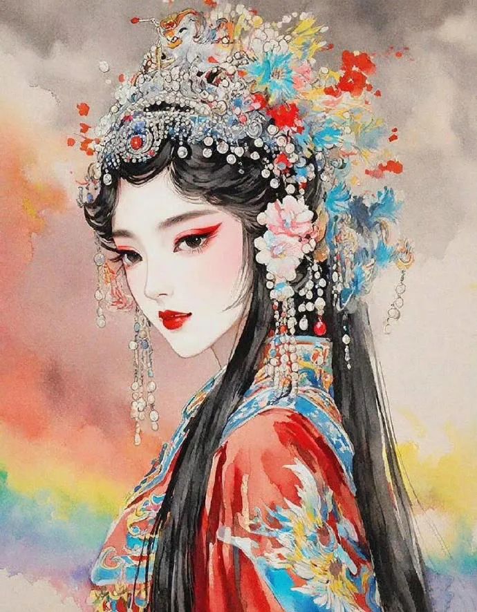 一眼看上的超好看的京剧戏曲壁纸#动态连更挑战