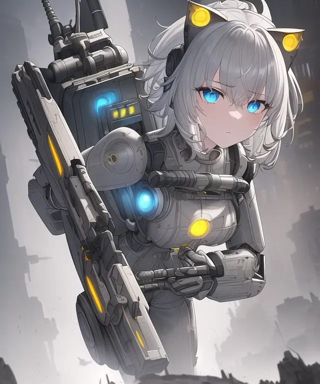 机械少女图片