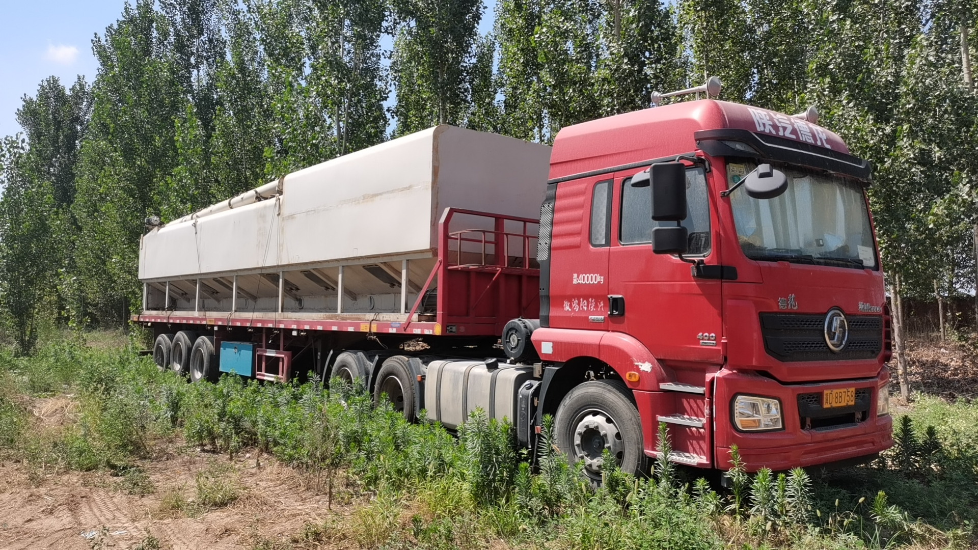 13米二手饲料罐出售,可车罐一起出售