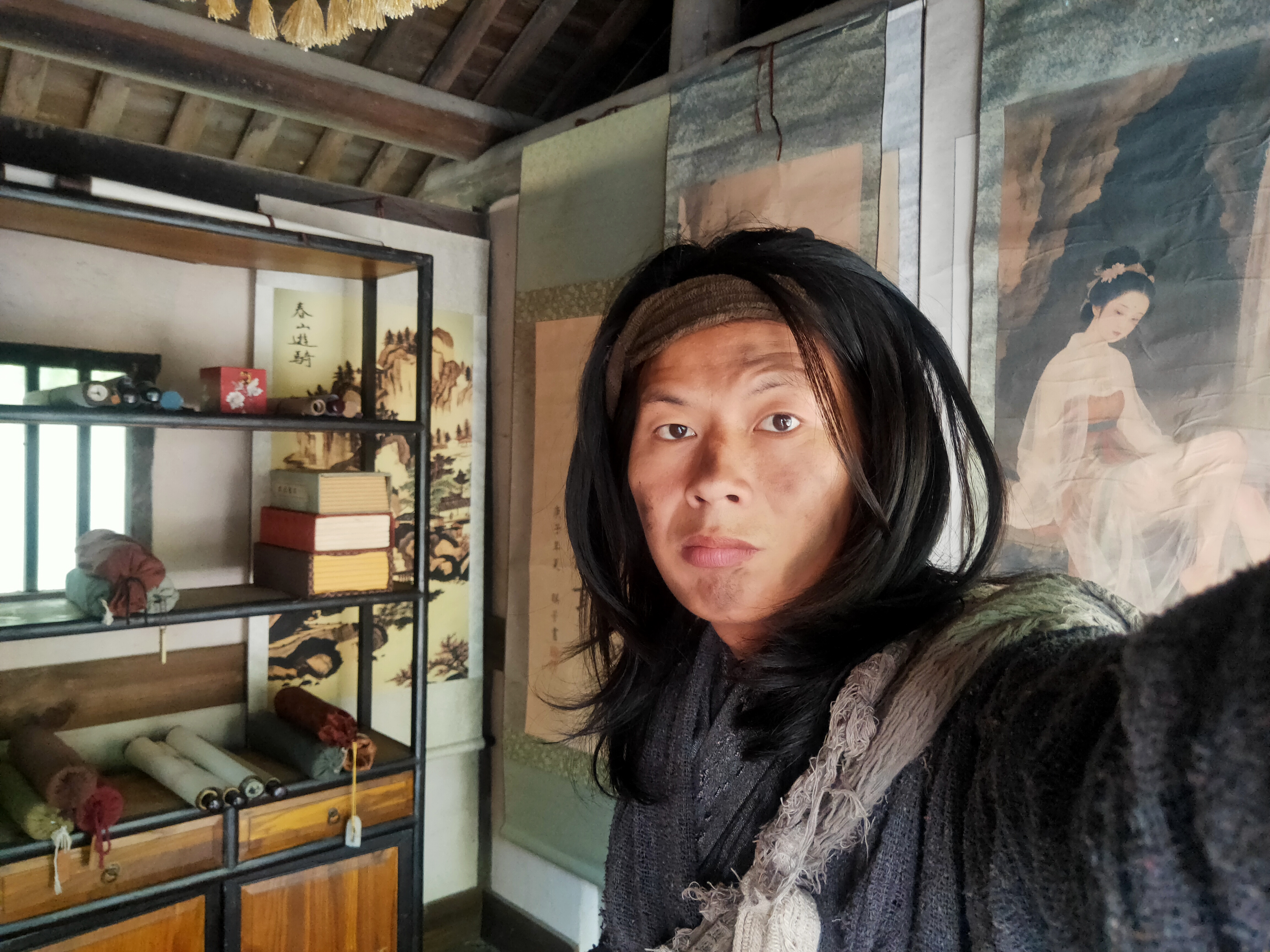 象山影视城象山一哥尹毛毛春一进,我在这古色古香的地方等你,快来和我