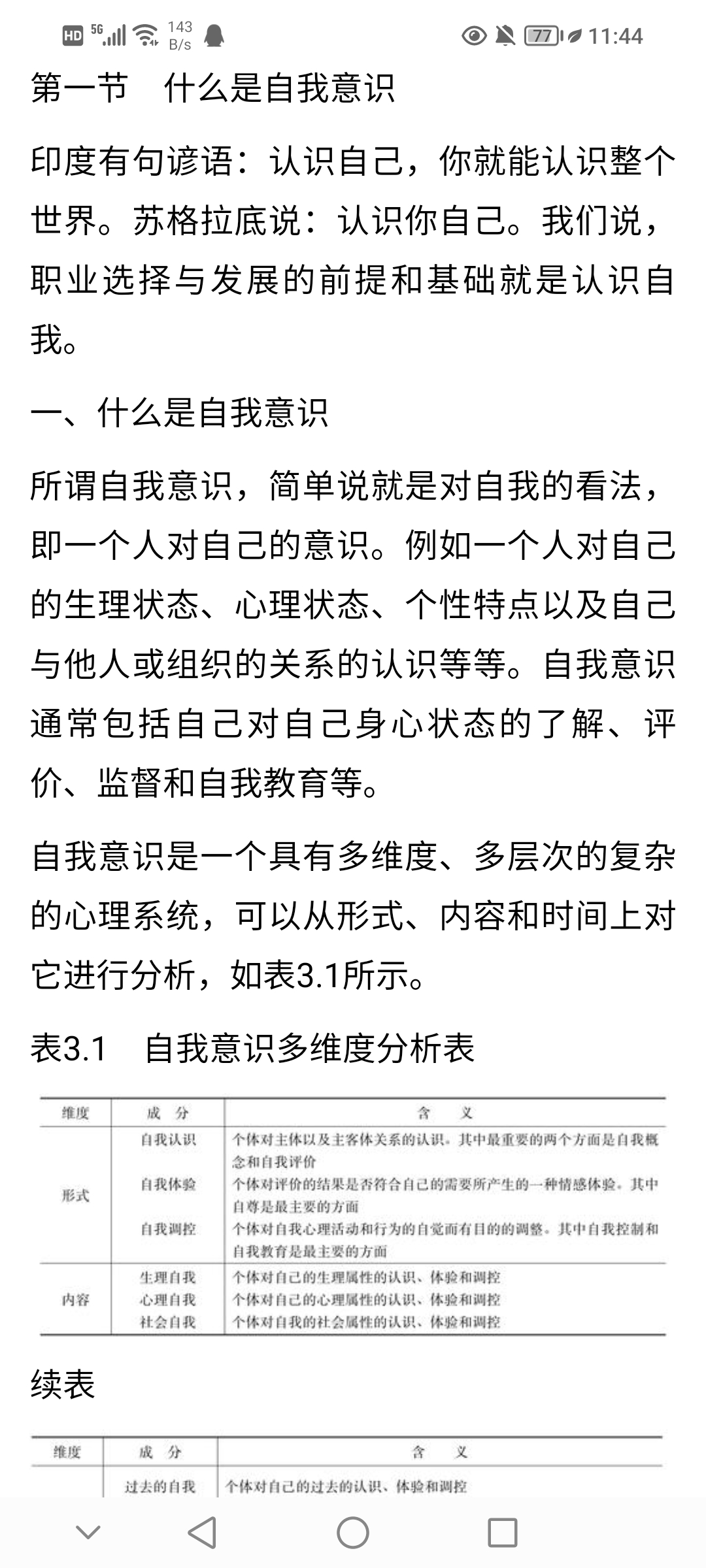 对求助者心理状况及自我意识(对求助者目前状态的整理不包括什么)