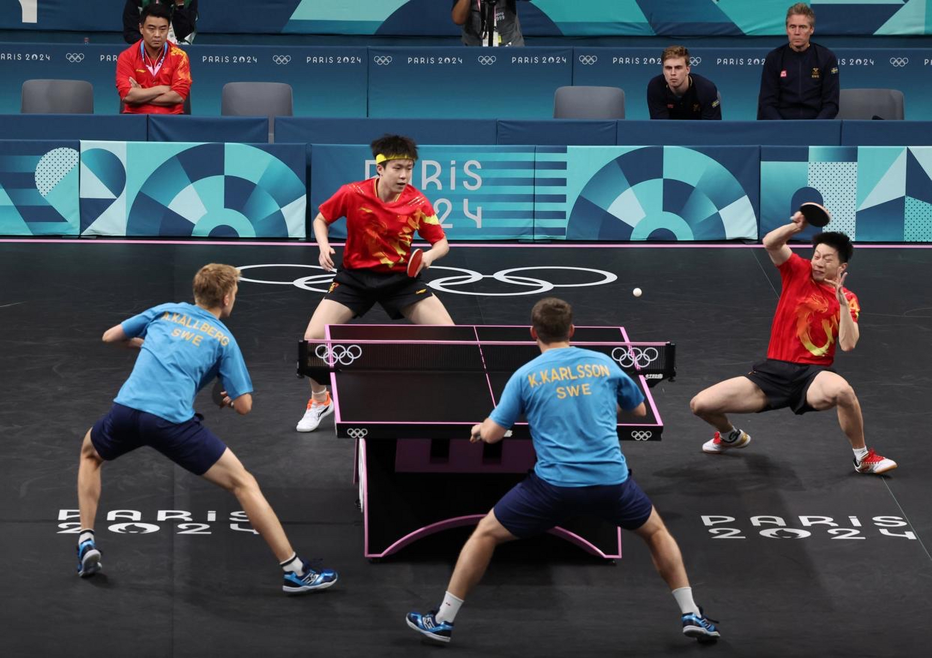 七夕奥运告白季#  酣畅淋漓  势不可挡 一一欣赏巴黎奥运会男乒团体