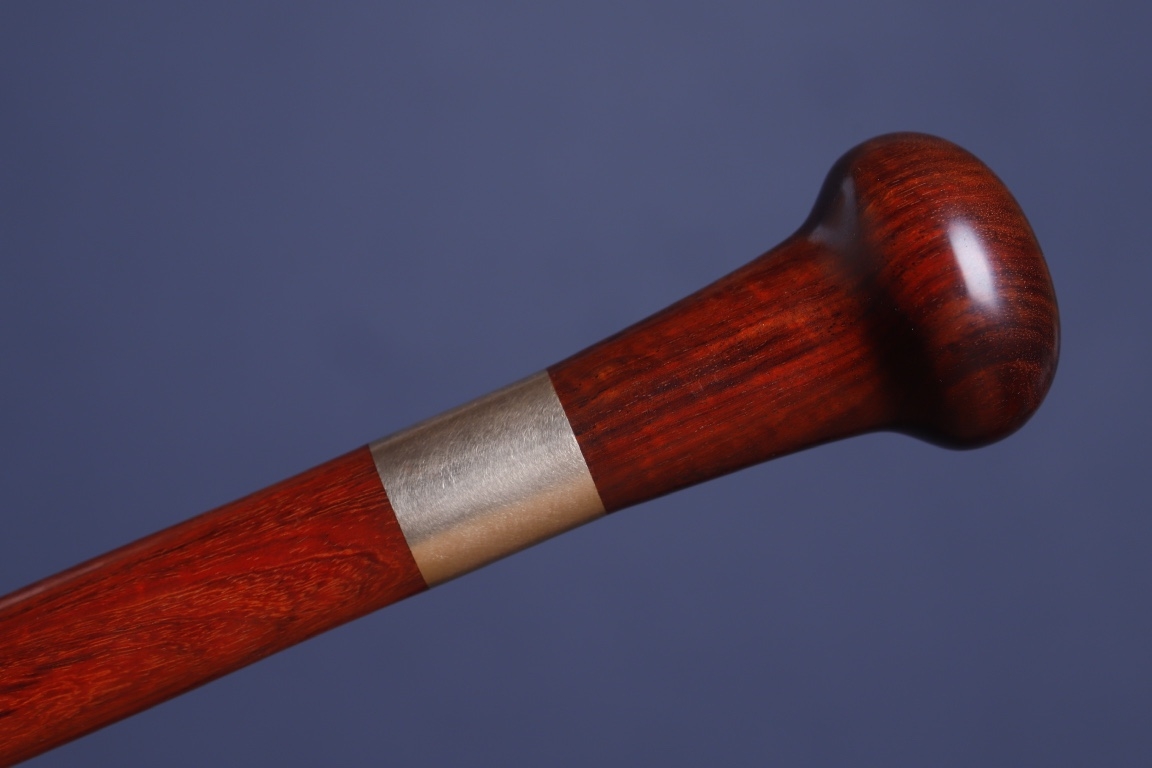 印度小叶紫檀圆头拐杖