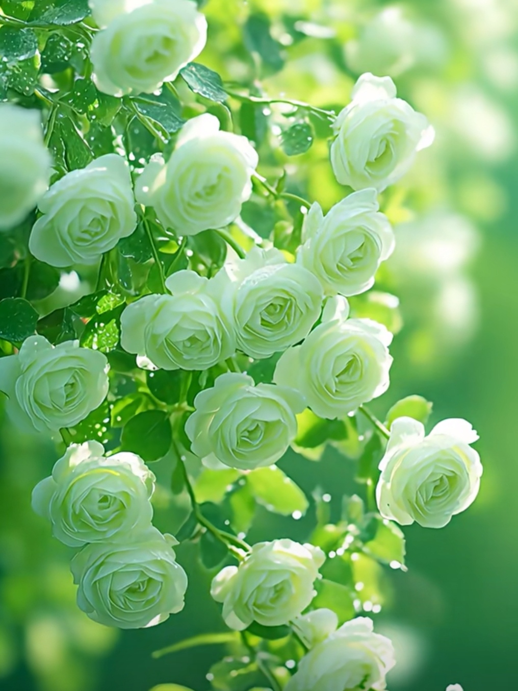 哇,这些绿玫瑰,简直美翻了!