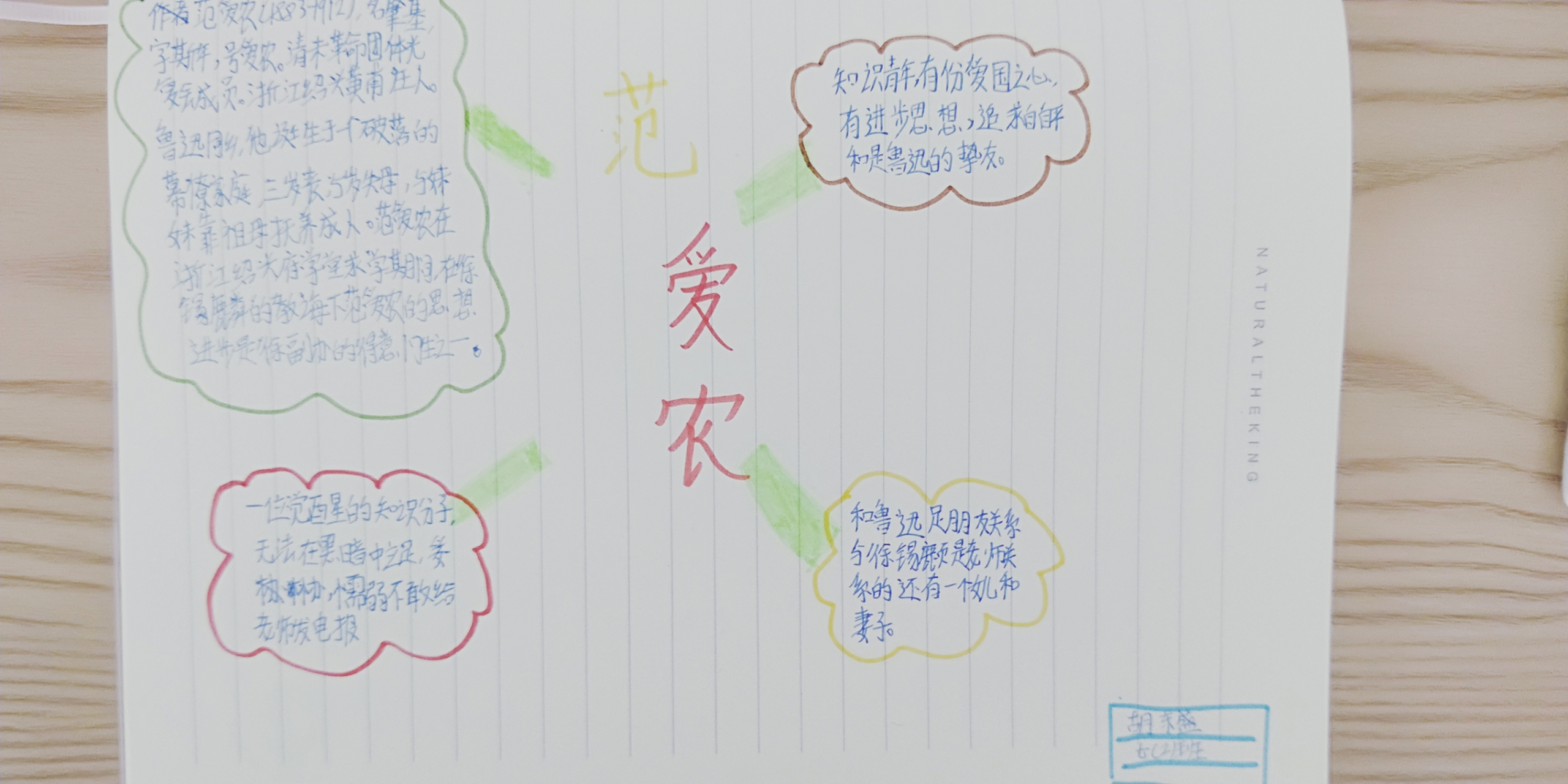 范爱农思维导图