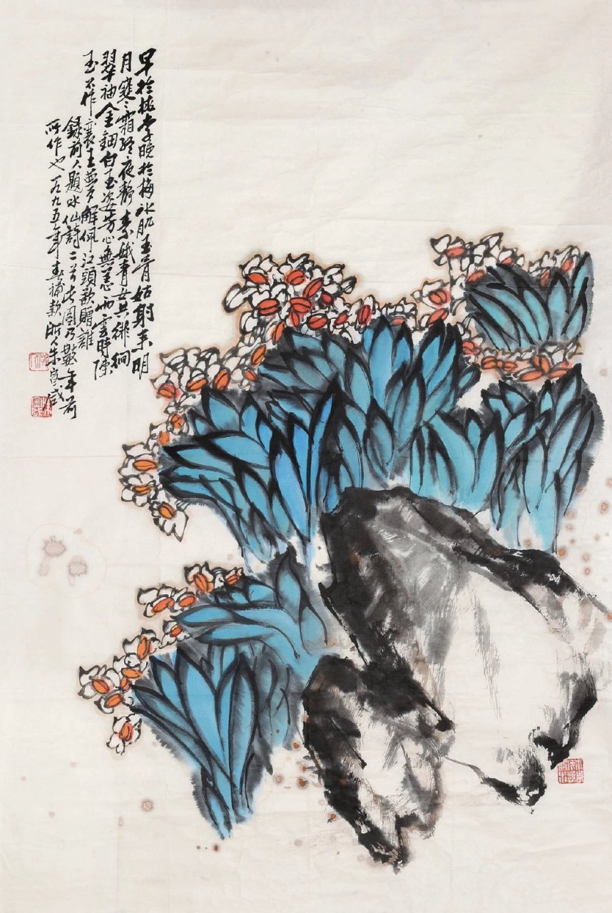 【朱宣咸作品欣赏#沐风教育#绘画 朱宣咸(1927年浙江—2002年