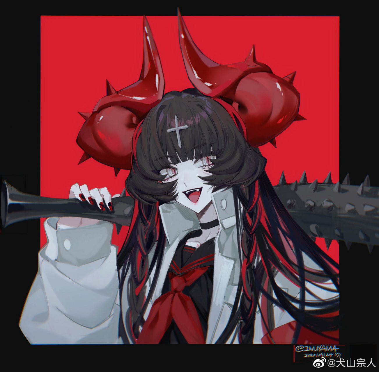 画师:犬山宗人 最近有病娇出没～ 出门请小心,注意安全