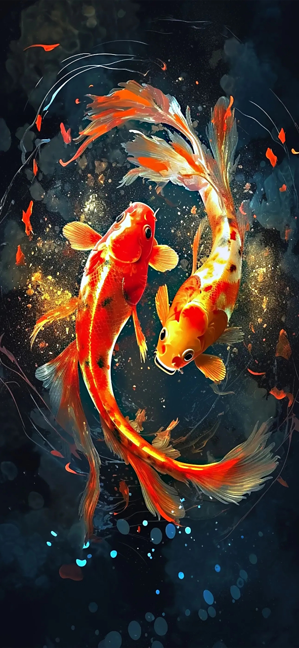 快过年了,给大家分享一波年年有余年年有鱼的高清壁纸