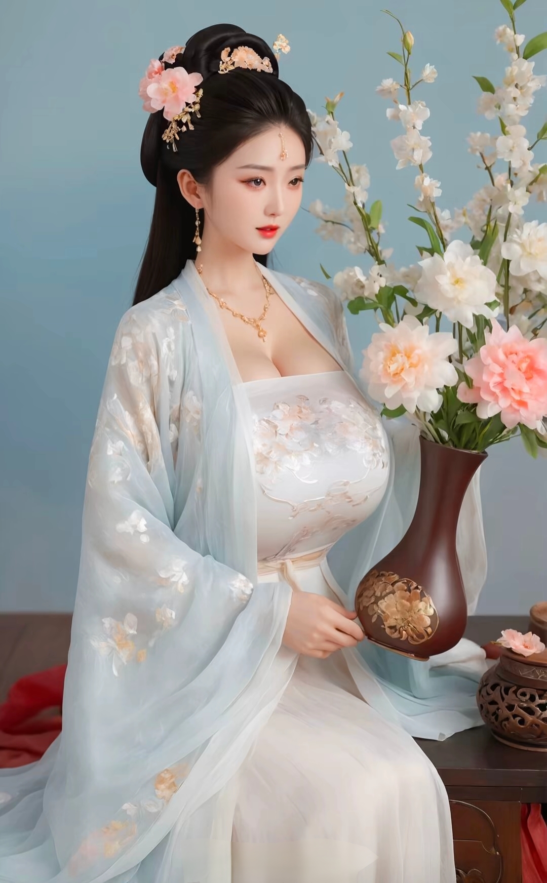 汉服古风美女萌兰酱图片