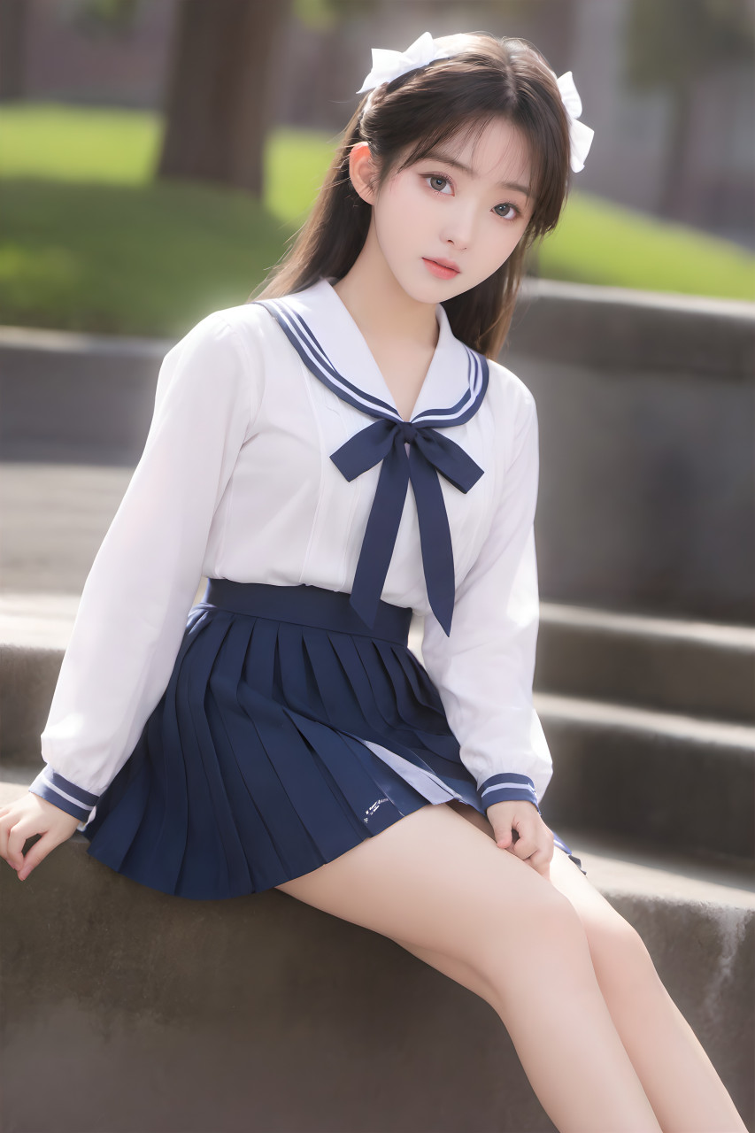 青春有我,阳光自信,正是风华正茂的时候,女孩用开朗活泼的性格开启了