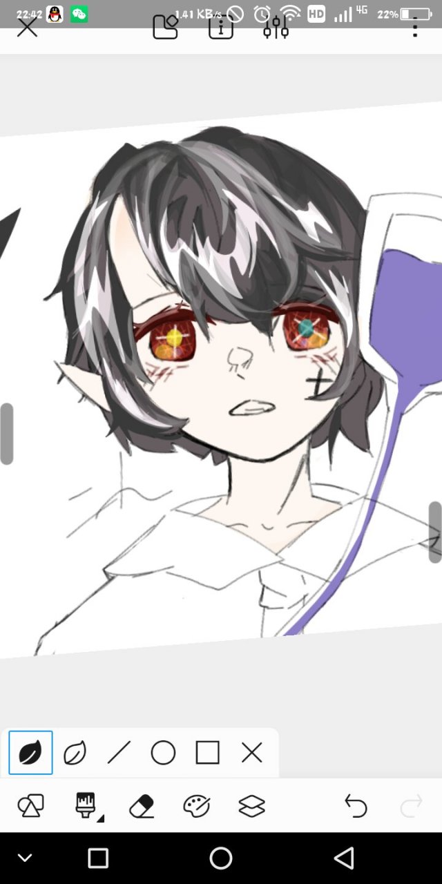 正在画的新儿子