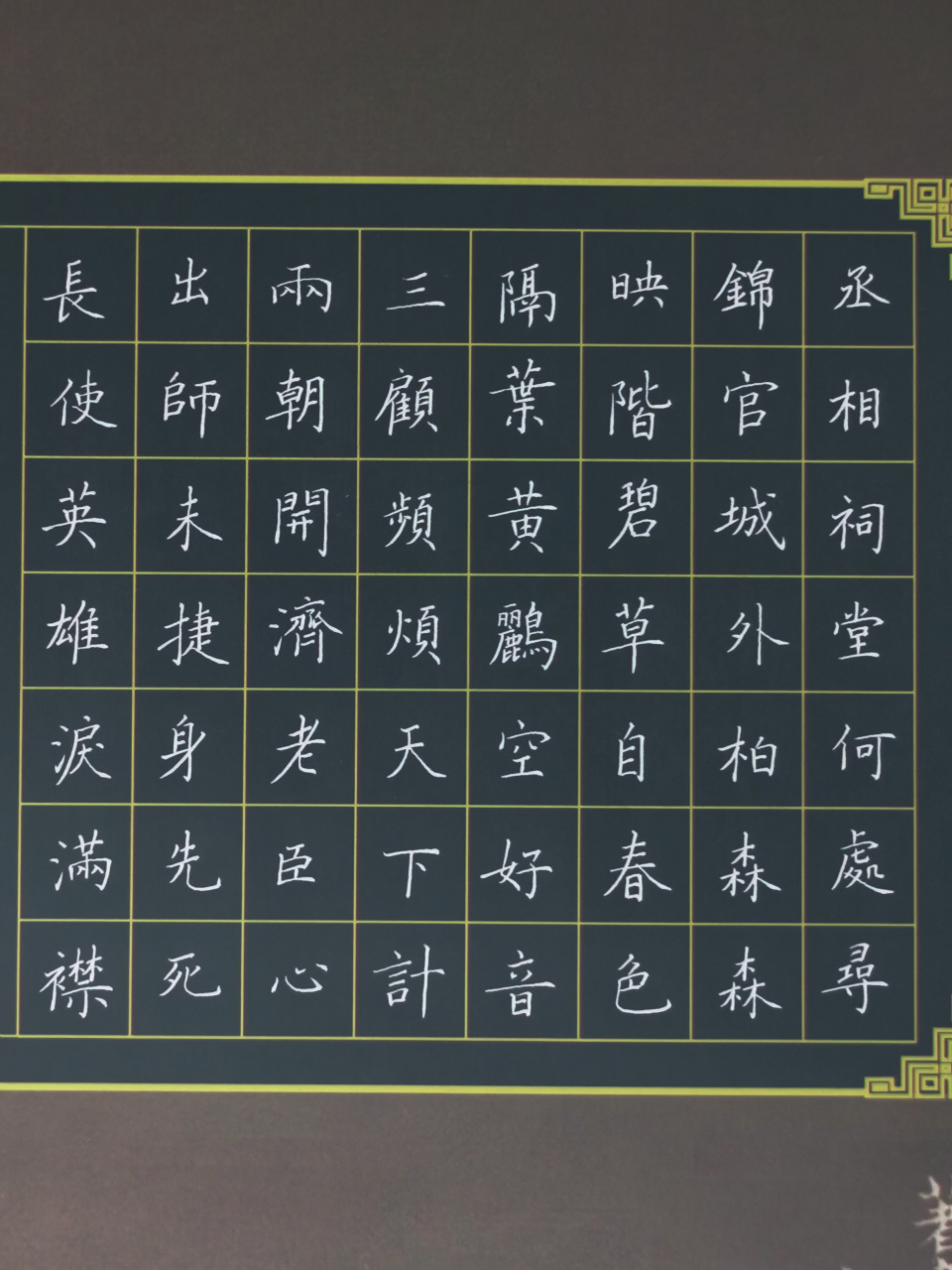 5mm中性笔欧体字练习#硬笔书法# #书法交流小组[小组]