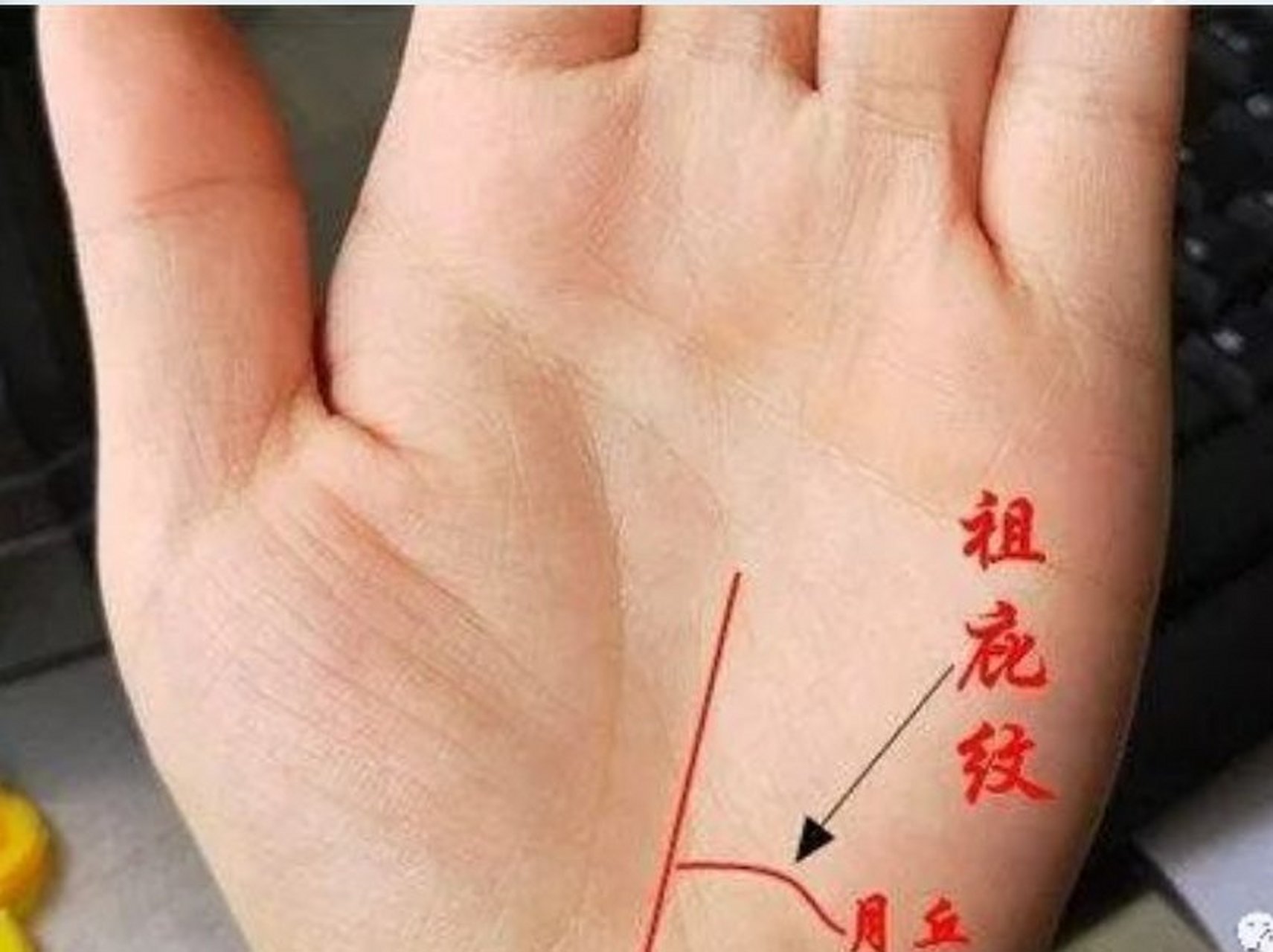 祖庇纹拥有这种手相的人,是一个充满正义感和直性子的人,而且非常重视