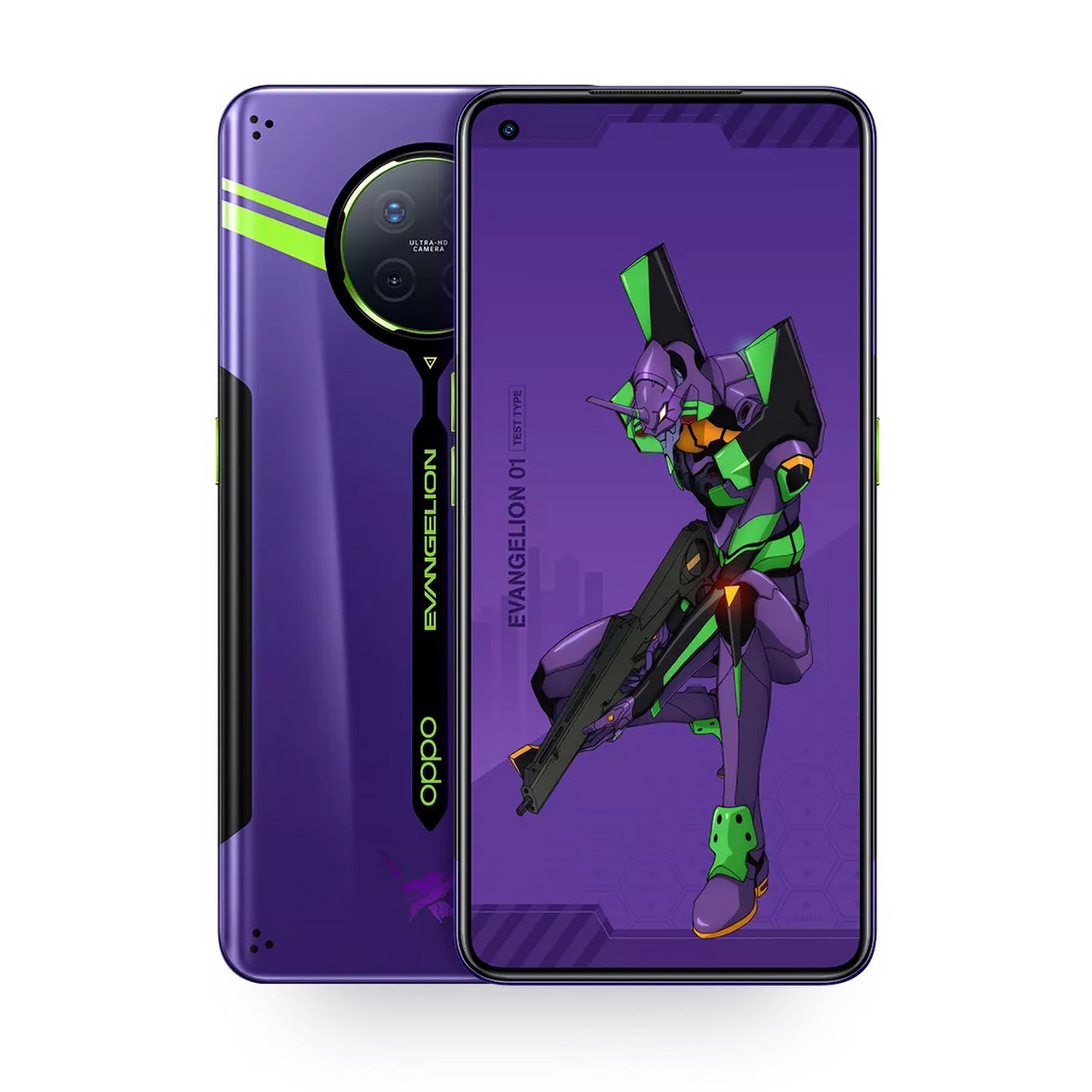 oppo ace2新世纪福音战士限定版发布,售价4399元(8 256gb),限量1万台.