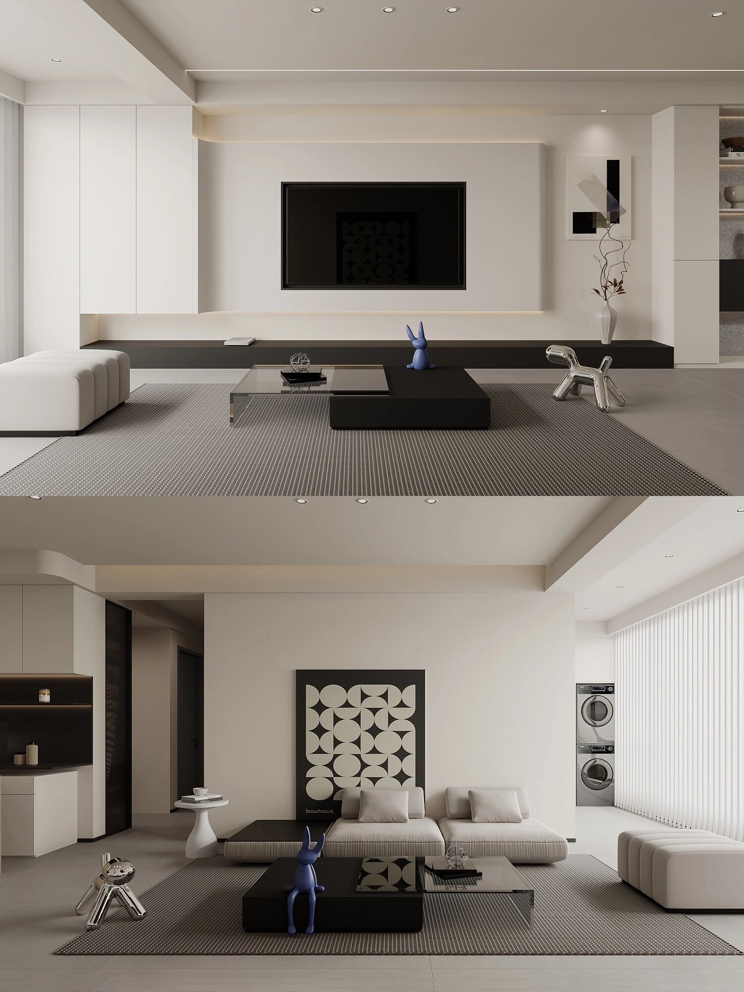 推荐五款现代极简客厅背景墙设计方案