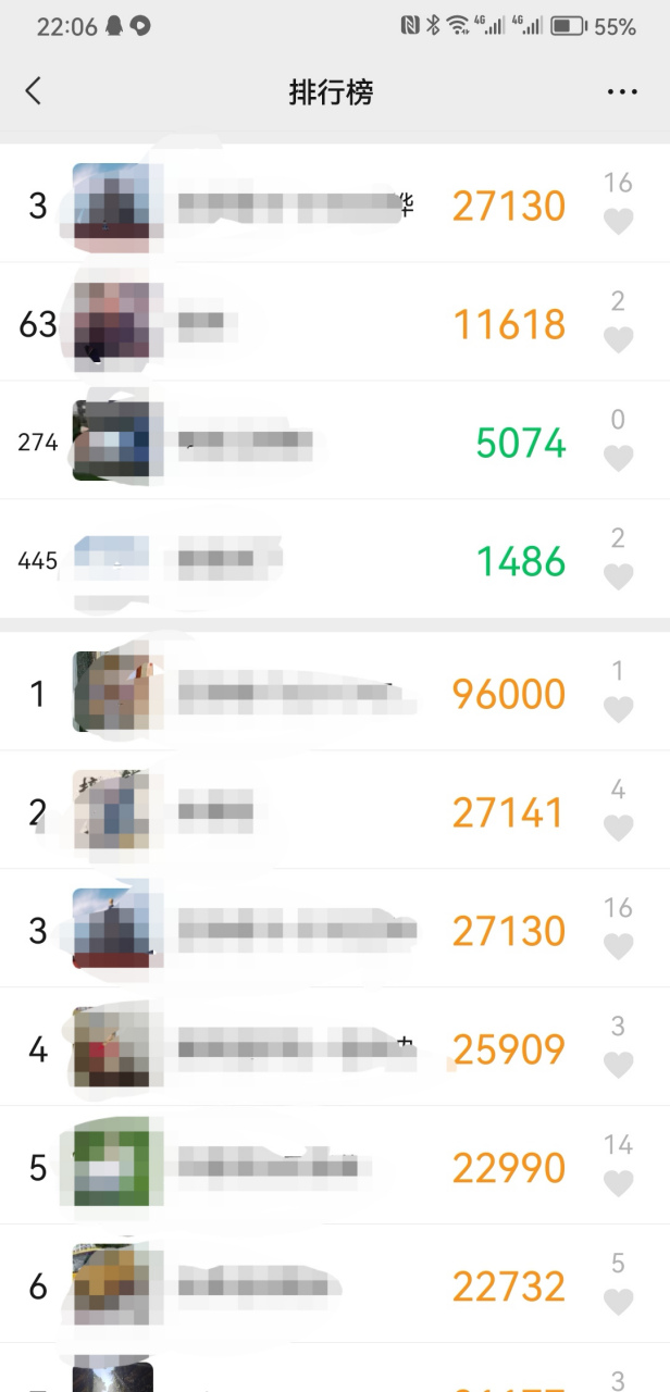 微信运动走路惊人的96000步