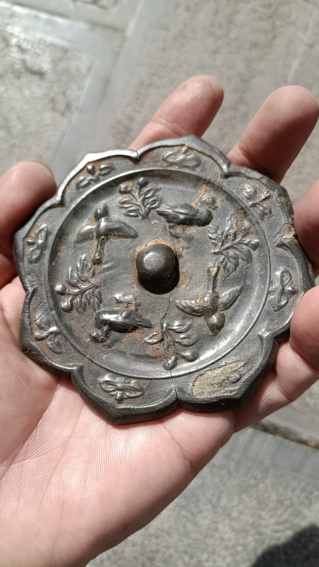 唐代铜镜#古董古玩收藏