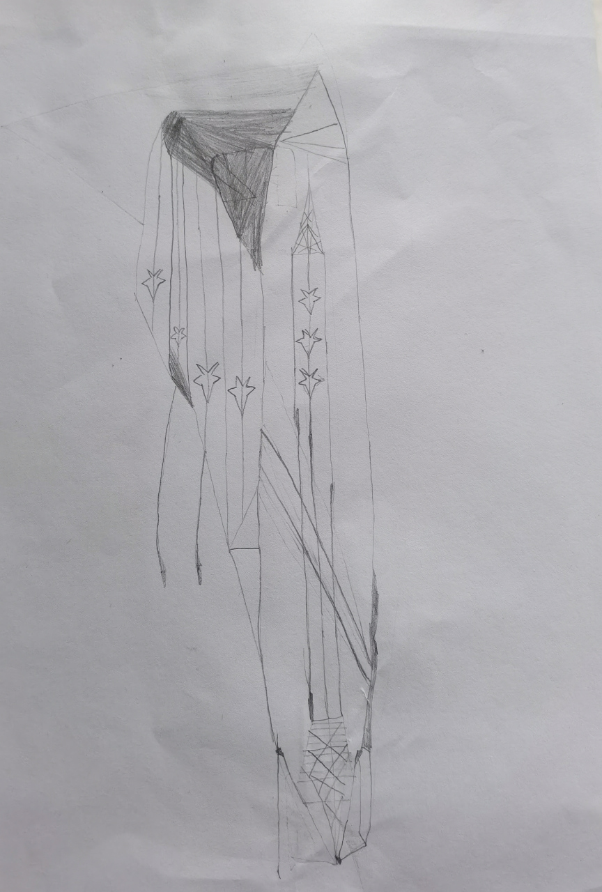 空天母舰简笔画