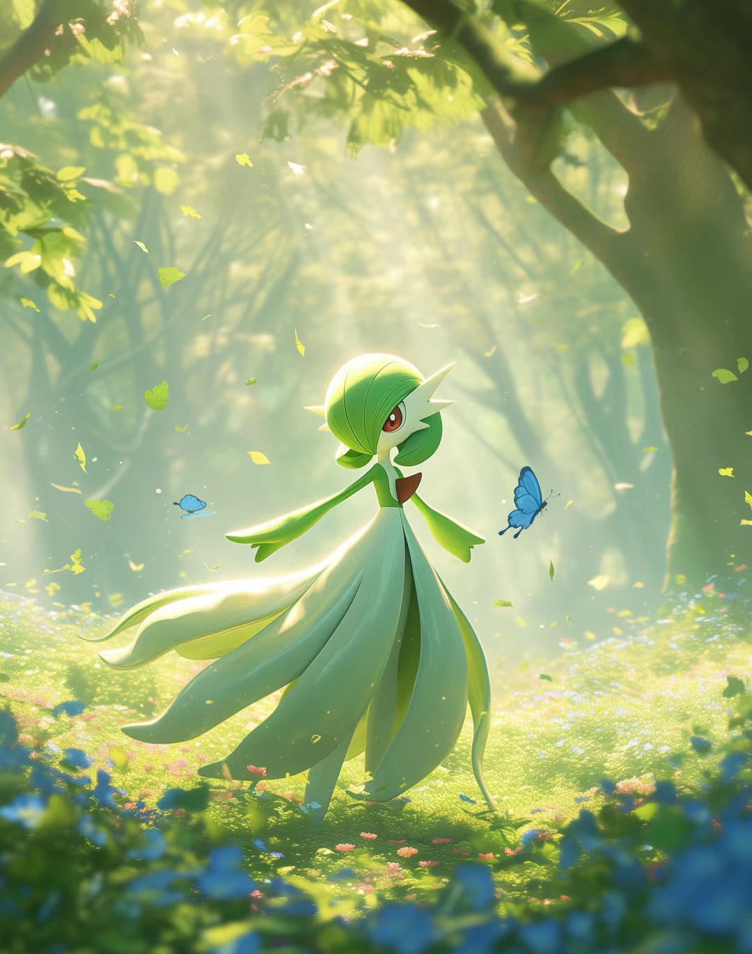 数码宝贝最美的是天女兽,游戏王中最美的是黑魔导女孩玛娜,那么宝可梦