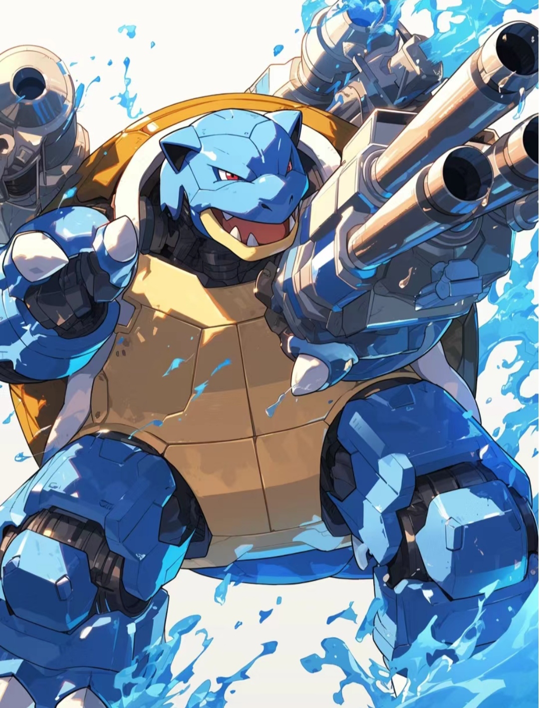 当宝可梦有机械化,这水箭龟也太帅了吧[温暖]大人,时代变了,现在是